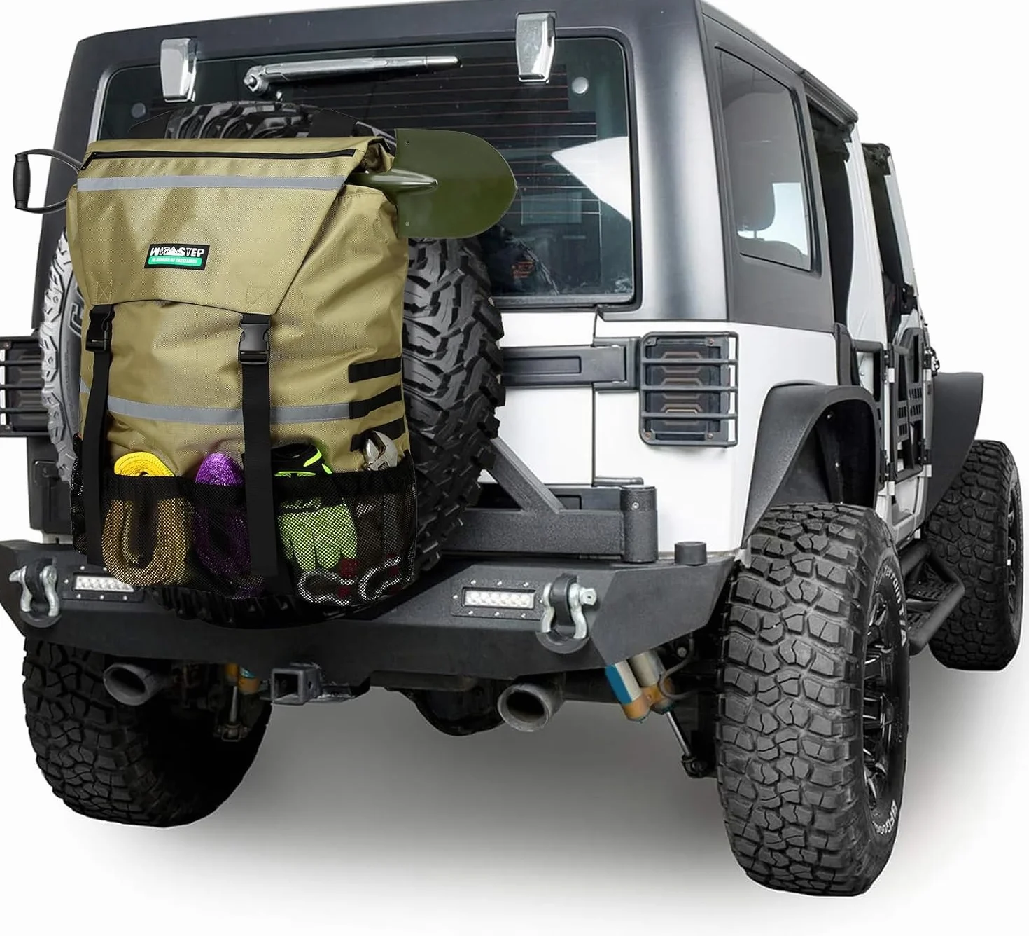 Sacchetti ricambio ruote fuoristrada custodia portellone posteriore per pneumatici 40 pollici Jeep Cachi