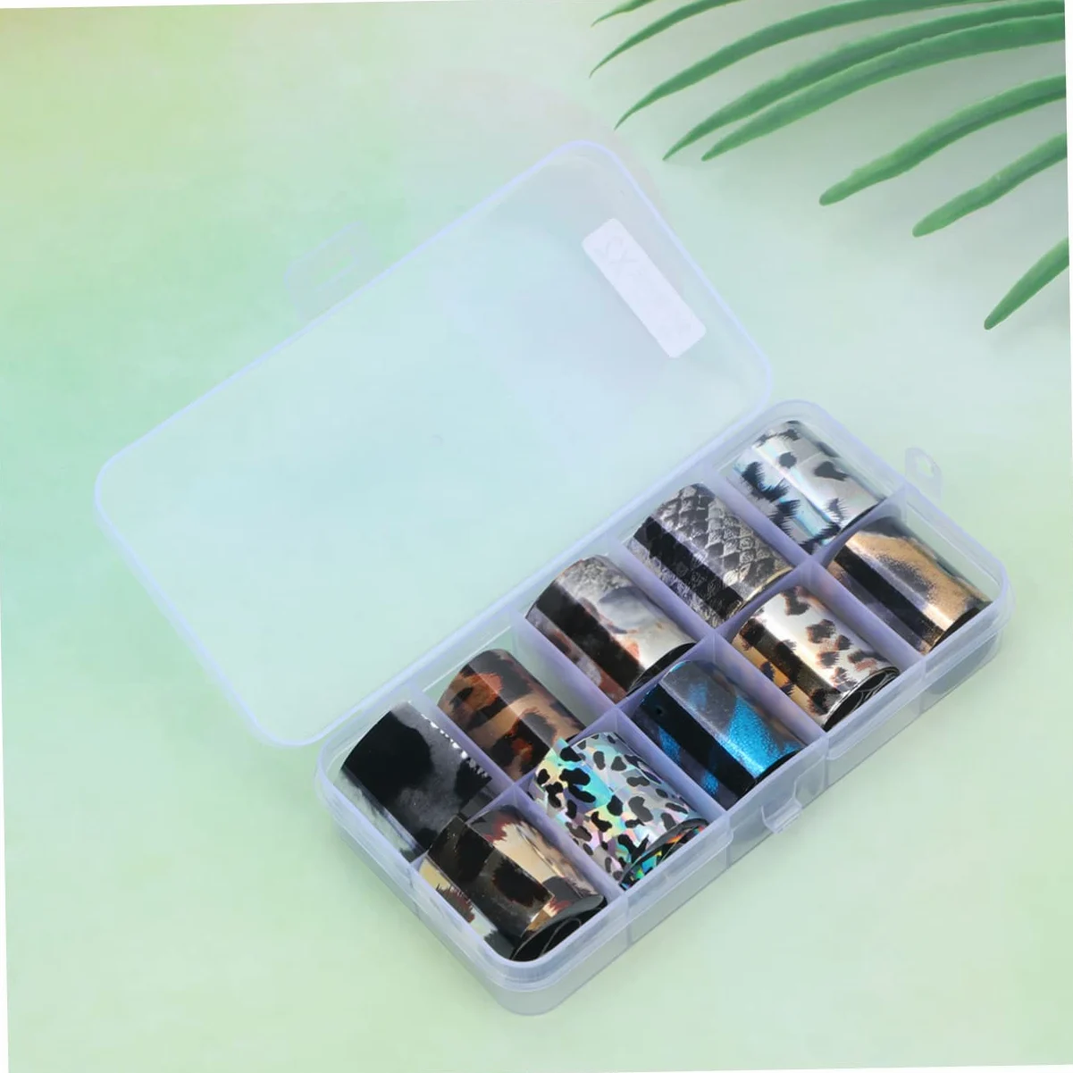 2 Set Adesivi Per Unghie Decorazioni Per Nail Art Con Design Unici Facili Applicare E Rimuovere Set Per Manicure E Pedicure Per Domestico 50 * 2