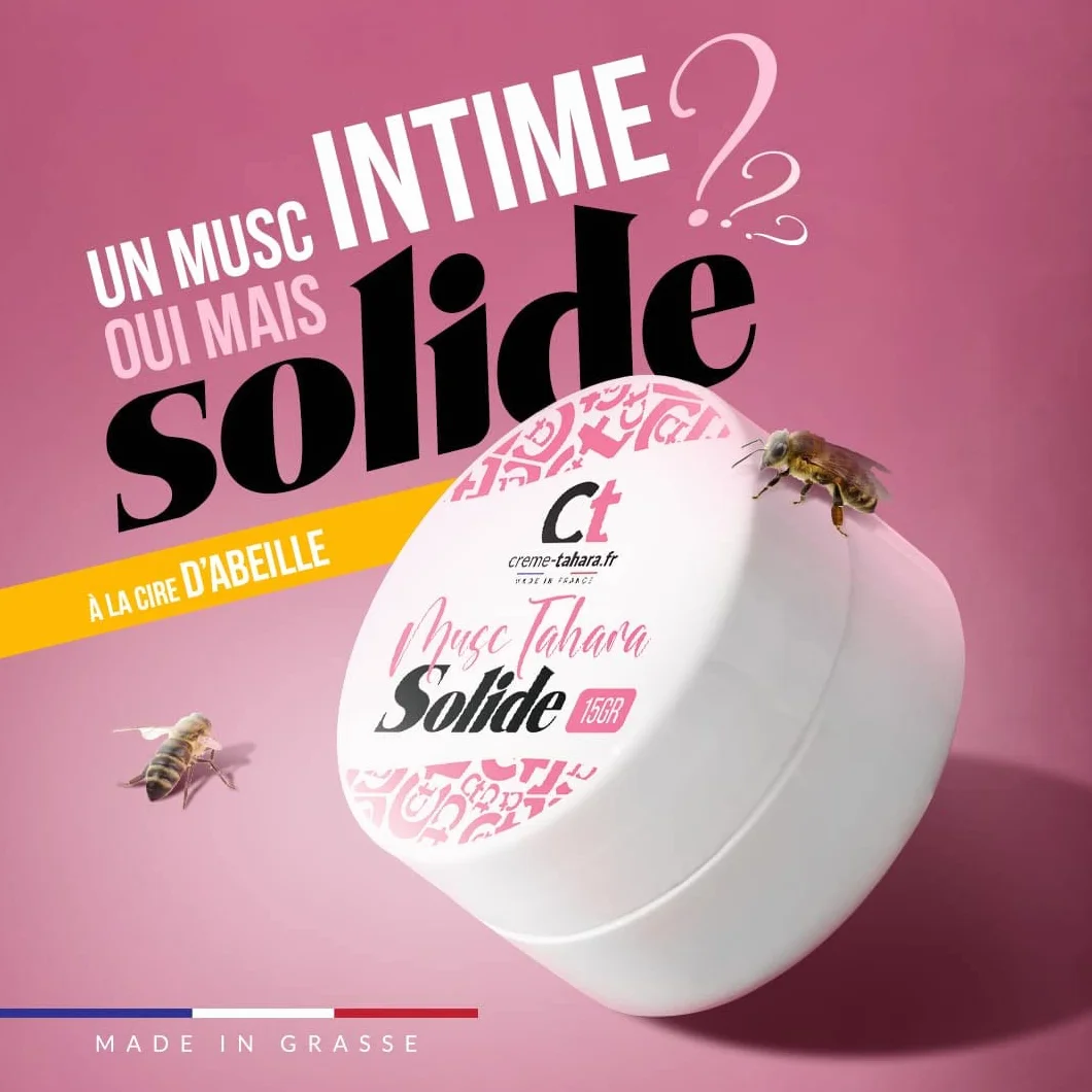 Muschio Tahara Solido | Muschio intimo donna | Profumo orientale 15g | Texture pastosa | Made In France | Dermatologicamente testato