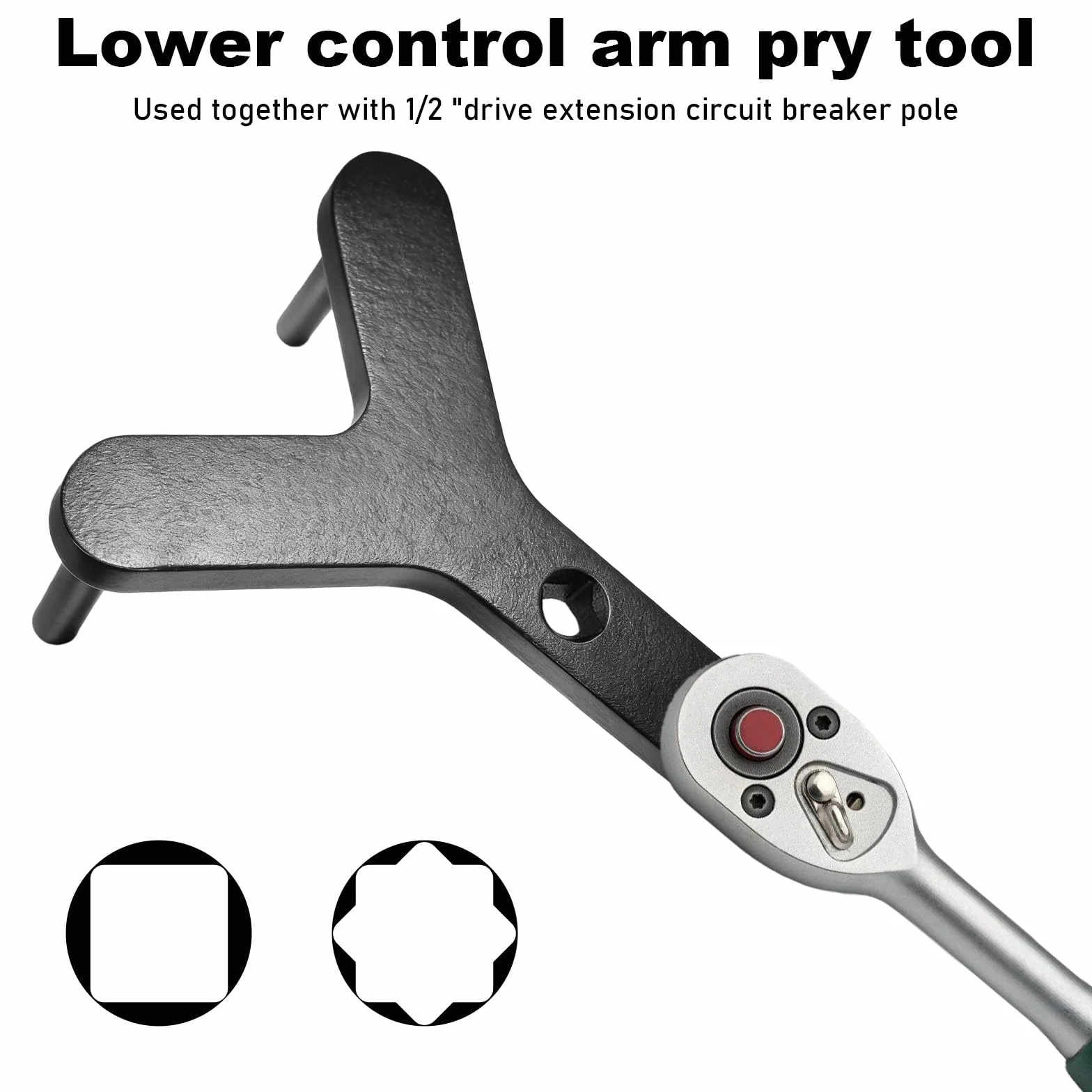 GBKDQQ Universal Heavy Duty Cross Arm Removal Tool 1/2 Inch Drive for Control Arm and Ball Joint for Cars and Trucks