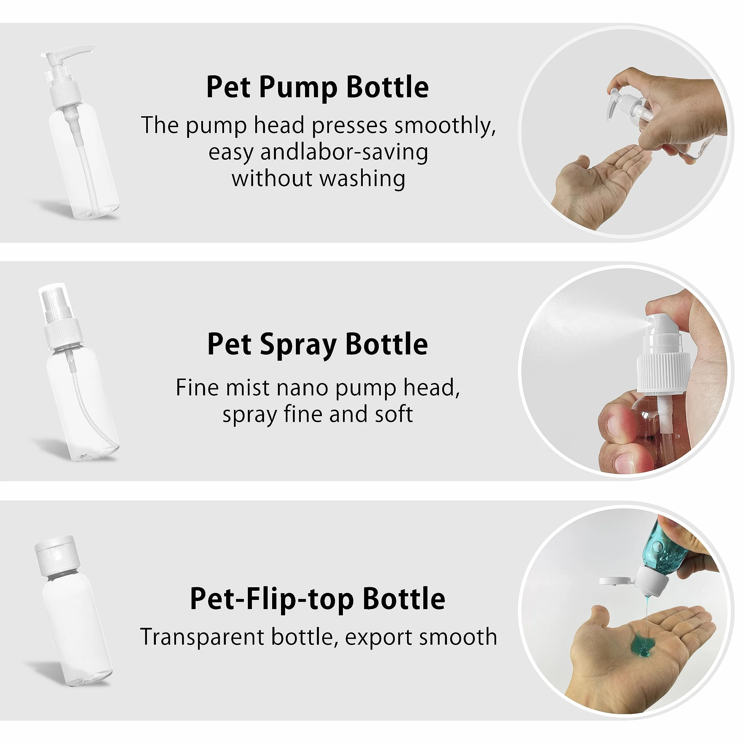 MyGadget Set Viaggio [14 pezzi] - Kit Flaconi & Contenitori per crema - Bottiglie e Boccette per Liquidi e Cosmetici per Viaggiare in Aereo - Donna e Uomo