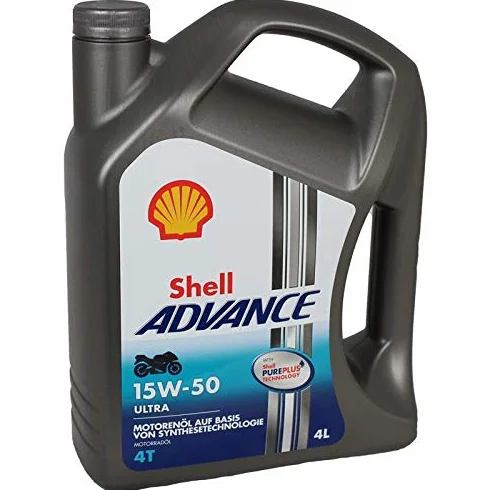 Shell Advance Ultra 4T 15W-50 Olio per Moto 4 l