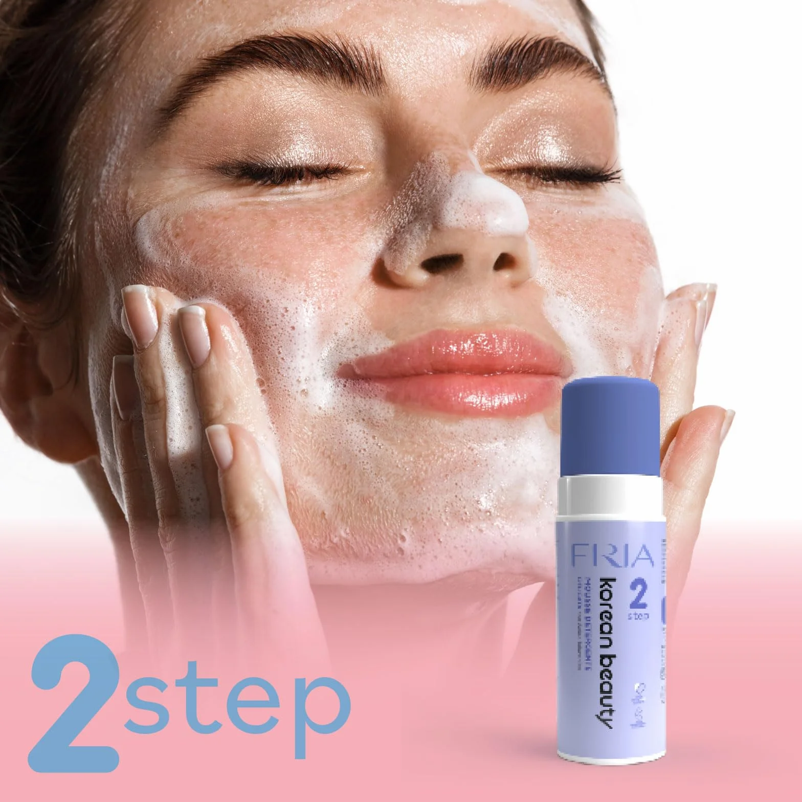 Fria Korean Beauty Kit Doppia Detersione, Burro Struccante + Mousse Detergente + Maschera Viso Rigenerante