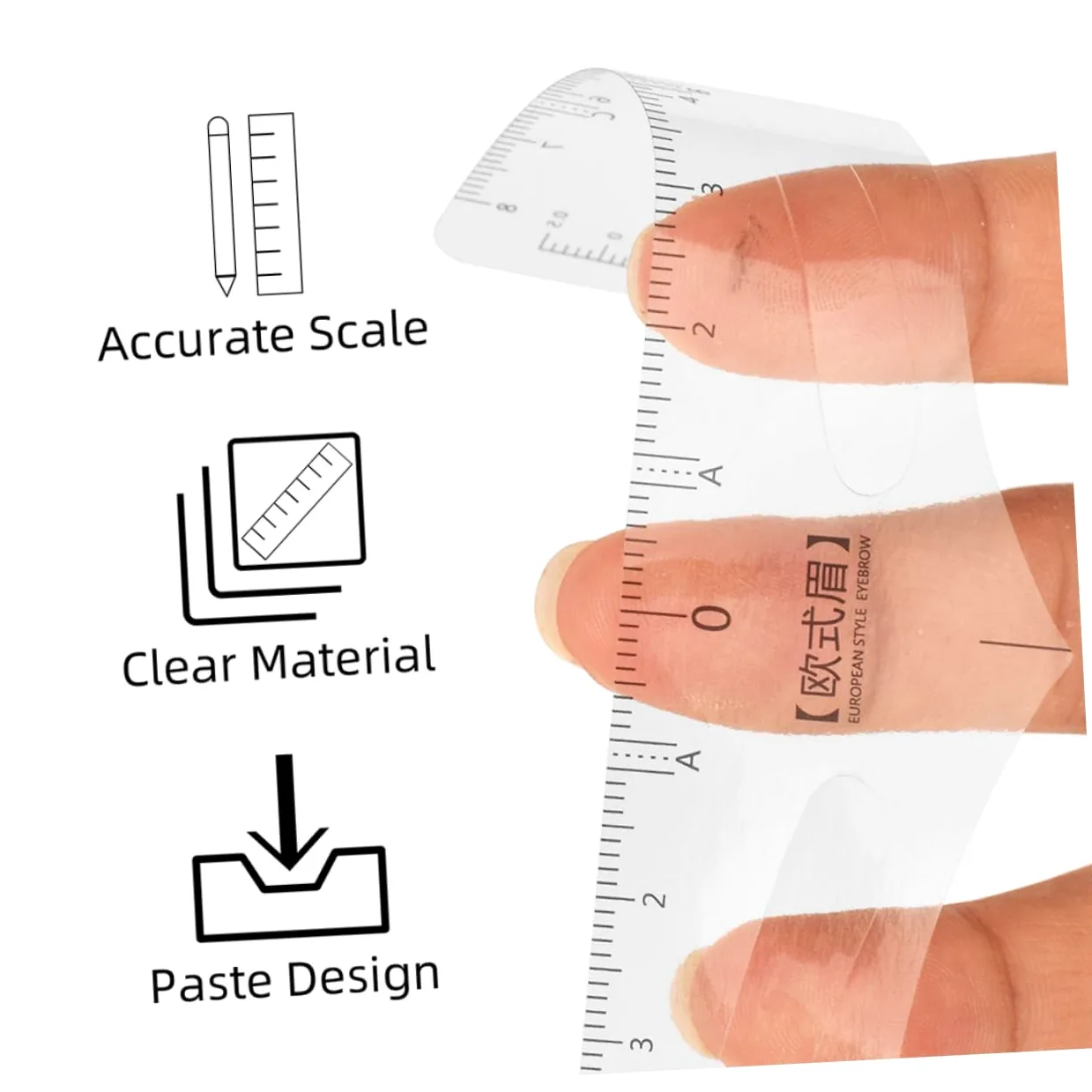 Healvian 3 Set Di Pennarelli Per Sopracciglia Livellanti in Stile Europeo Per Trucco E 50 Pezzi * 3