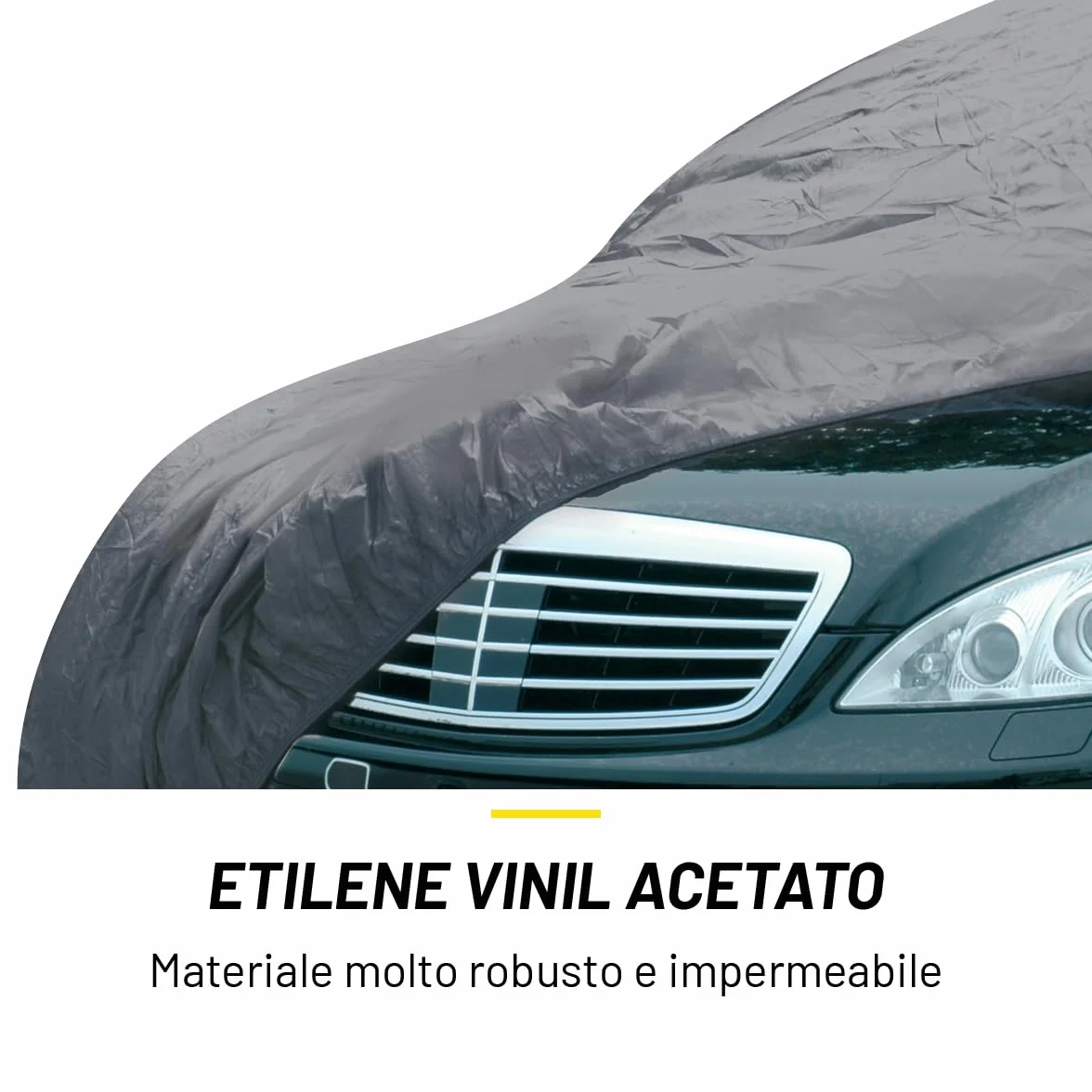 Dunlop Copriauto Universale Antigrandine XL 534x178x120 cm Impermeabile Grigio