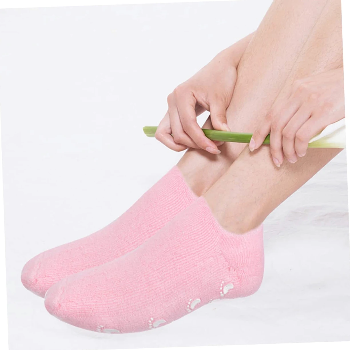 3paia Socks Idratanti Gel Per Dei Piedi Calze Termiche e Antiscivolo Per Spa e Riposo Riparazione Della e Talloni Screpolati