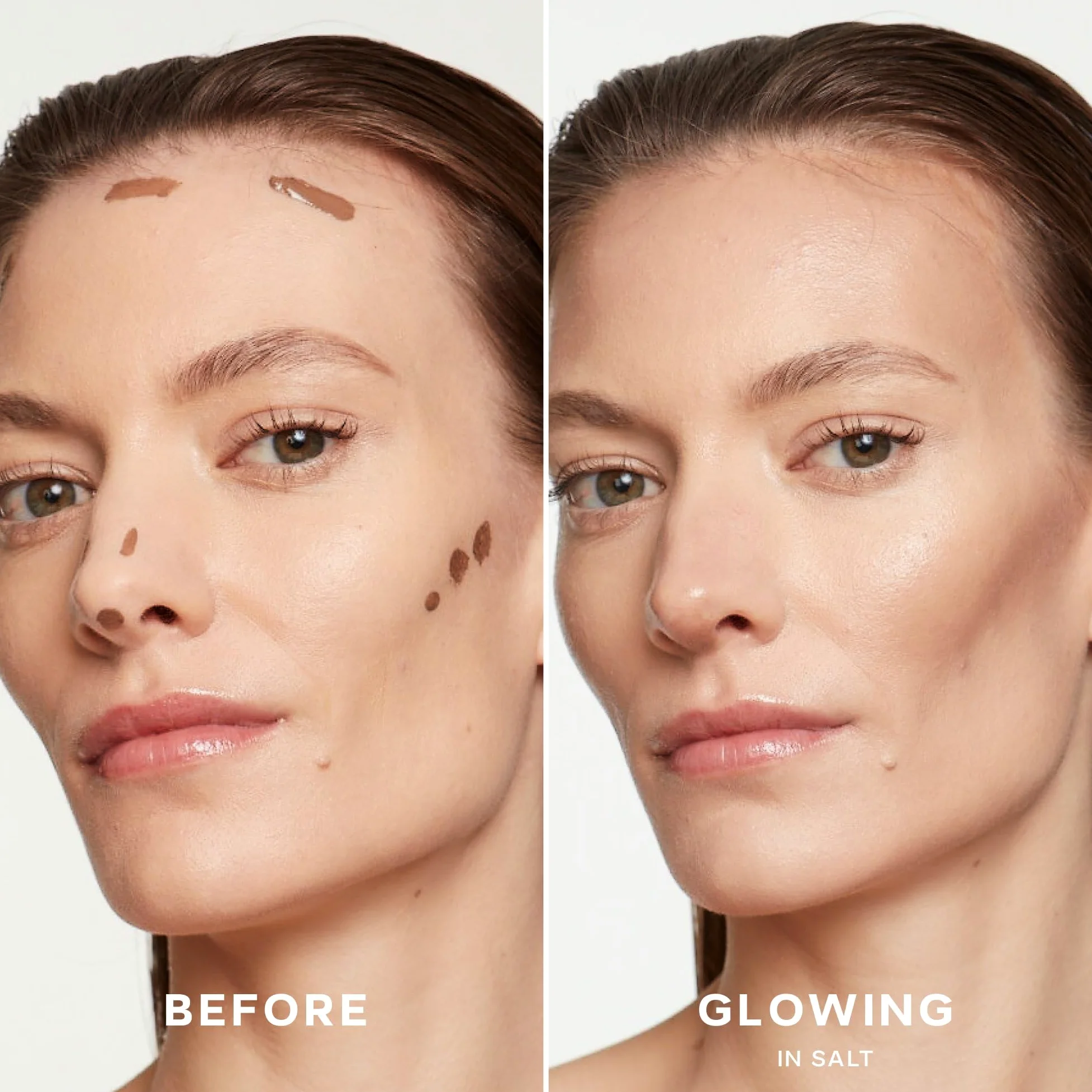 Dew Bronze Soft Focus Liquid Tan + Liquid Contour Arricchito con glicerina vegetale per una miscelazione senza sforzo e una cura profonda della pelle, regali di Natale Dimensioni: