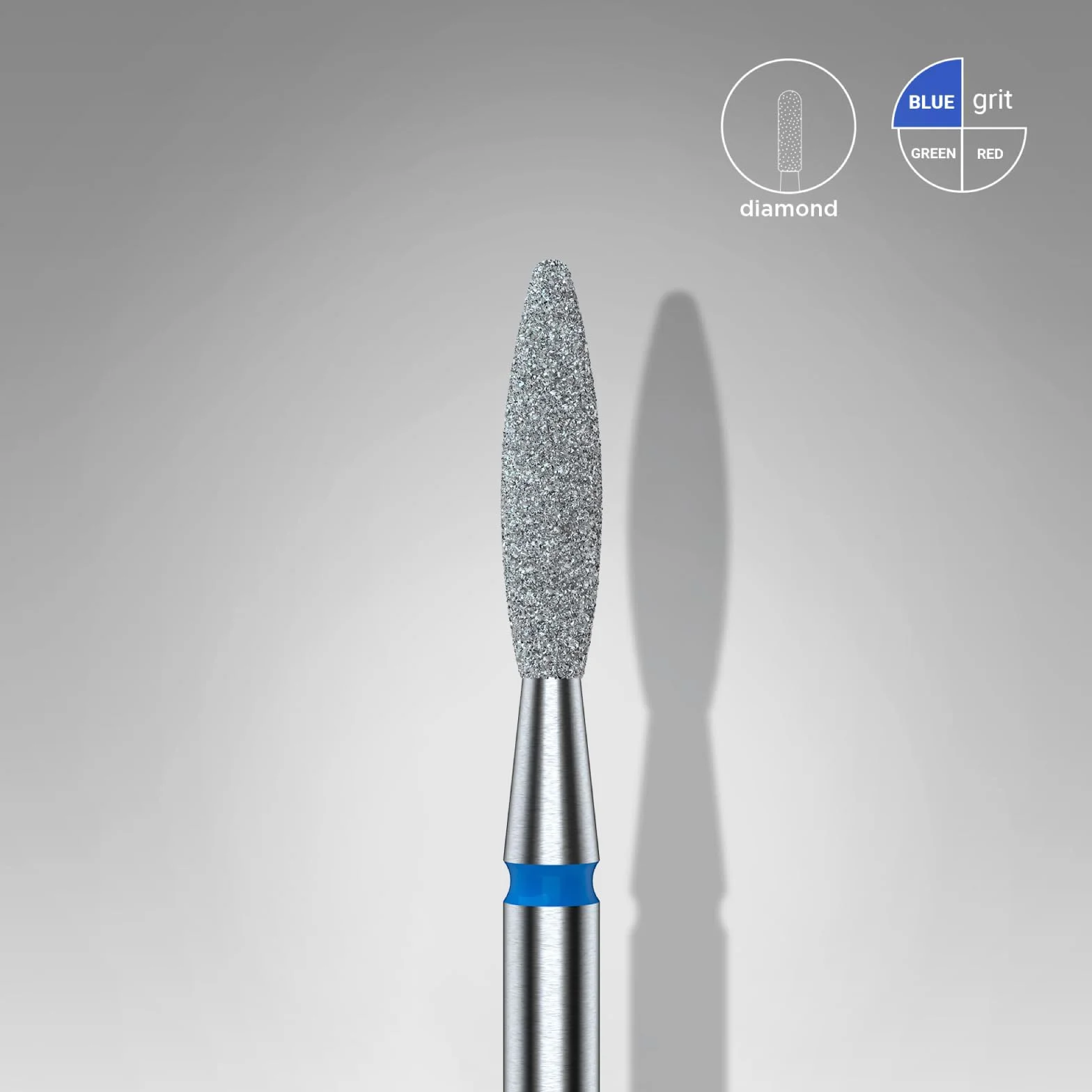 STALEKS Taglierina diamantata a fiamma 2,1 x 8 mm blu