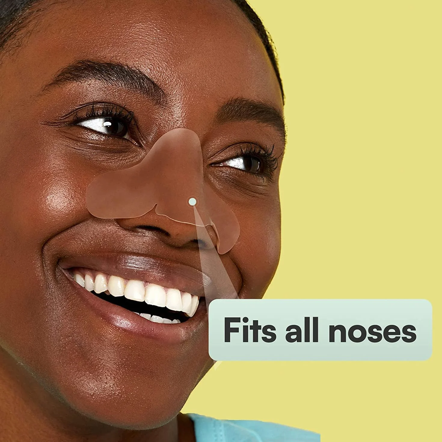 SKIN CHOICE Nose Pore Strips - Strisce idrocolloidali per la pulizia profonda per liberare e restringere i pori, assorbire il sebo, acne e punti neri Vegan (5 unità)