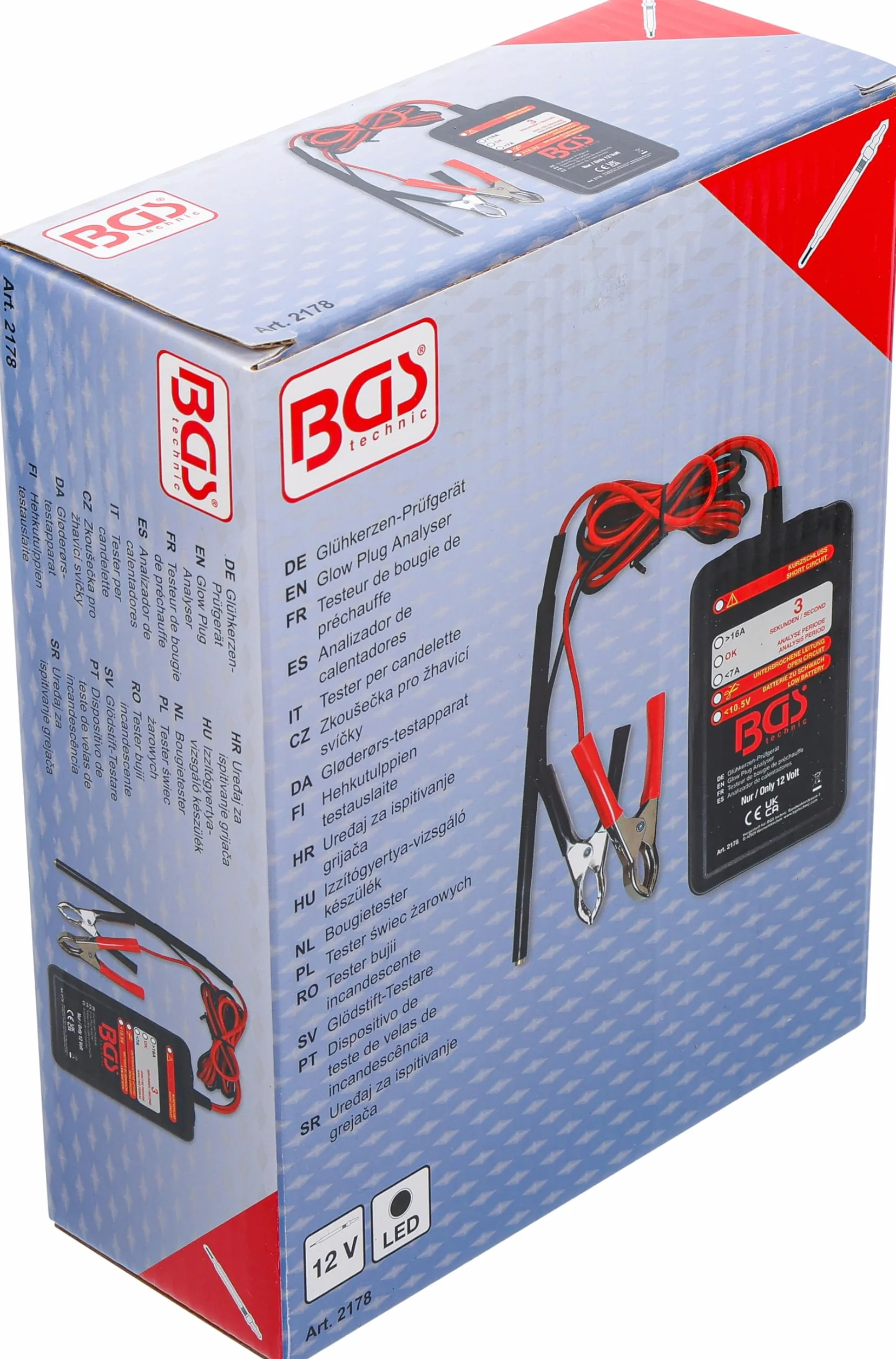 BGS 2178 Tester per candelette 12 V