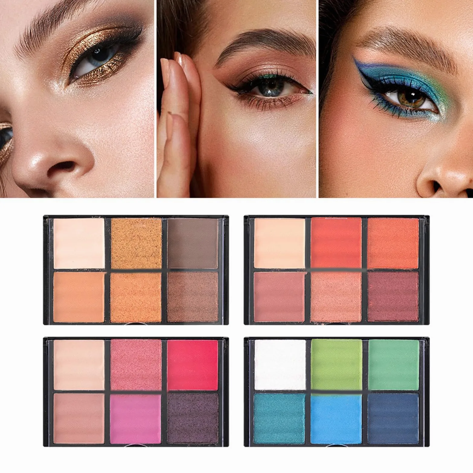 Kit Trucco con Custodia Di lunga durata resistente all'acqua resistente | kit di trucco per principianti per Casa Vacanze Ufficio Viaggi Lavoro Palcoscenico Eventi Feste Uscite