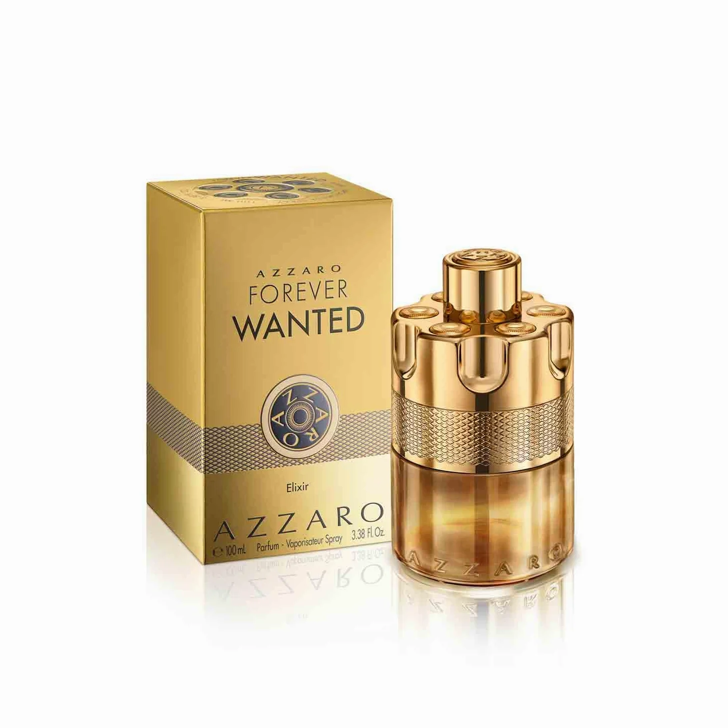 Azzaro Forever Wanted Elixir Profumo Uomo, Fragranza Maschile Intensa e Audace, Note Legnose, Fruttate e Cuoiate, Con Frutti Rossi e Cardamomo Speziato, A Lunga Durata Fino a 12 Ore