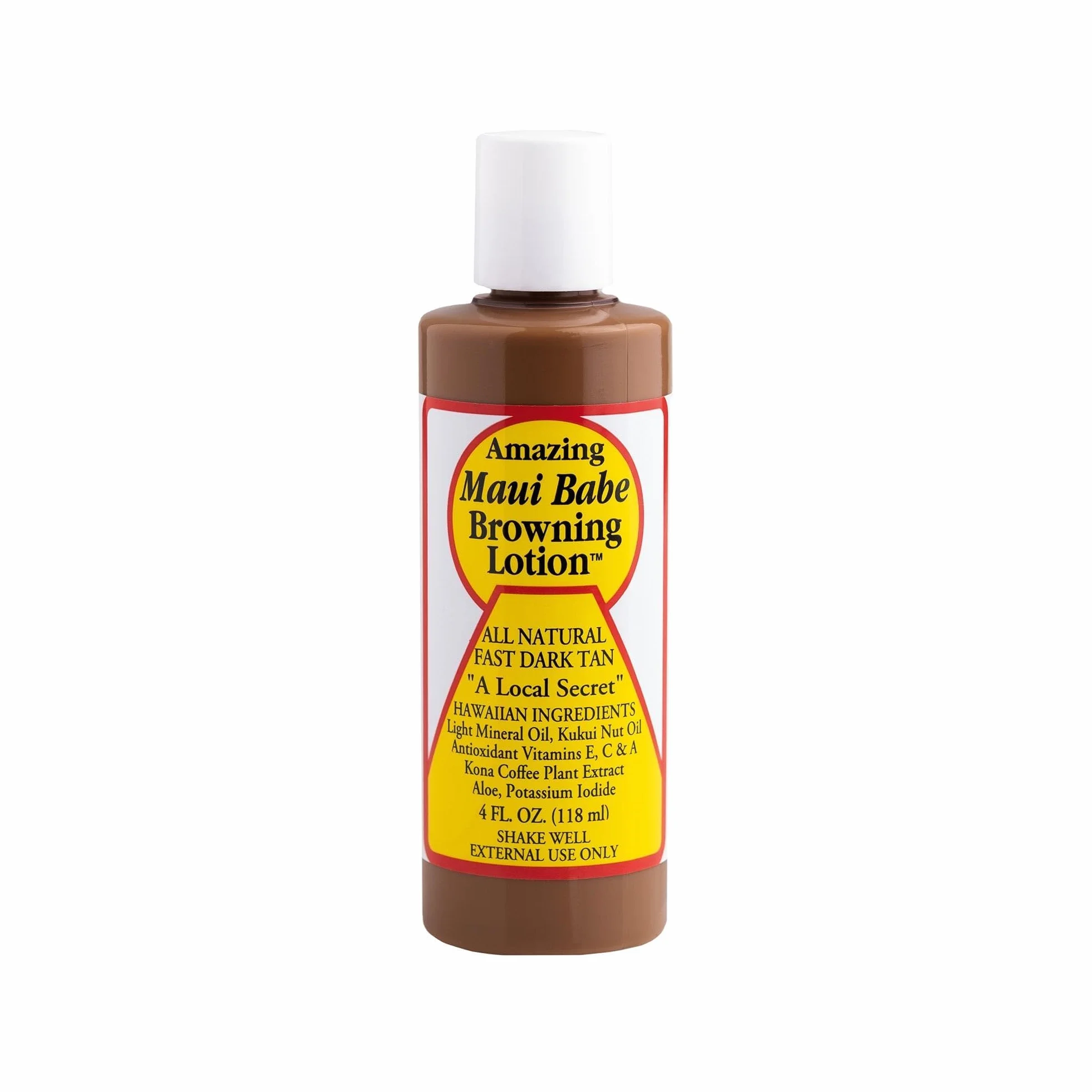 Browning Lotion - All Natural Fast Dark Tan 4 fl.oz by Maui Babe