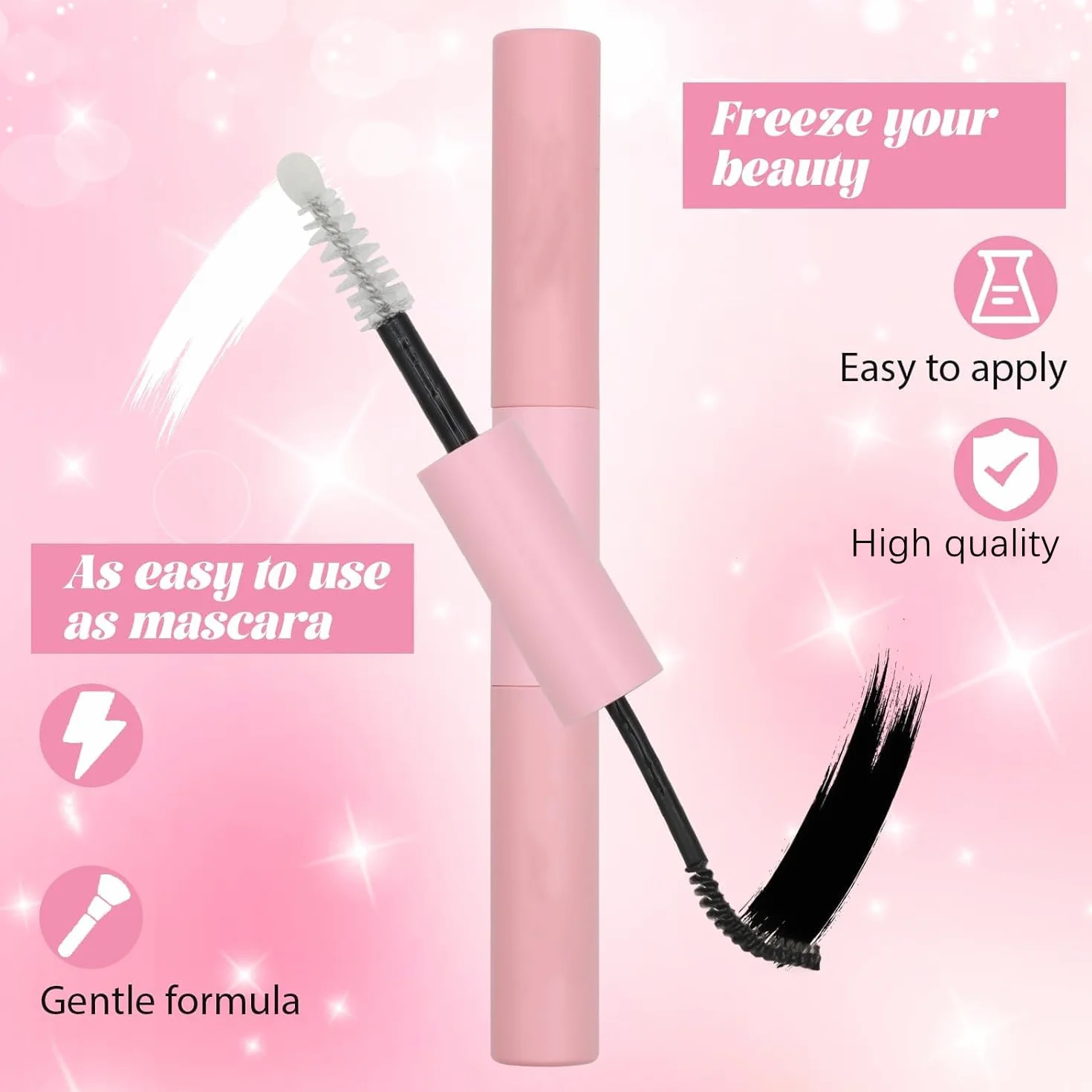 VEGCOO 590 Pezzi Ciglia Finte Ciuffetti Lash Cluster Kit Ciglia Extension D Curl 8-16mm