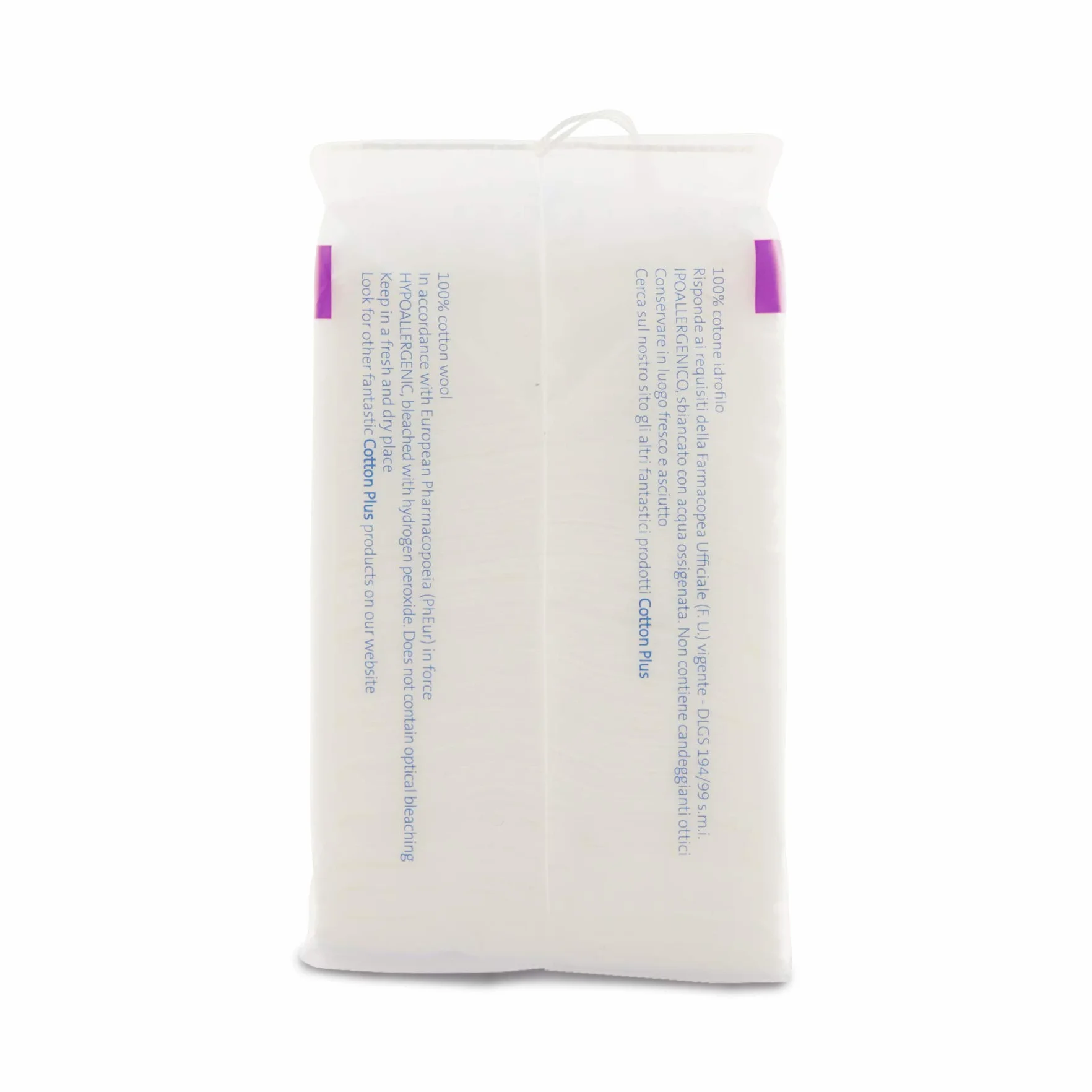 LINEA BEAUTY Cotton Plus MAXI VISAGE 50 pz. Dischetti struccanti 100% Puro Cotone
