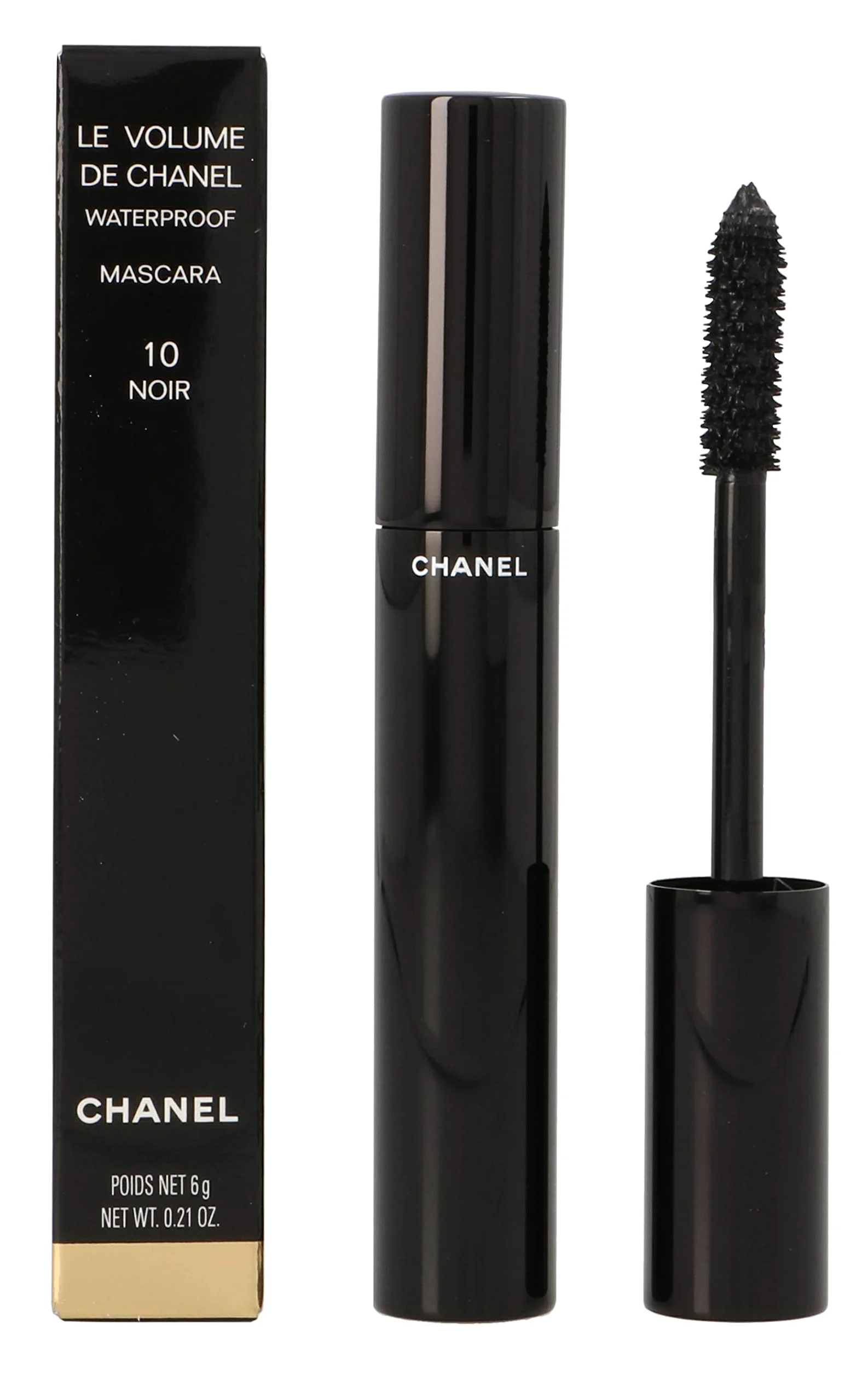 Chanel Le Volume De Chanel Waterproof, 10 Noir, Donna, 6 gr