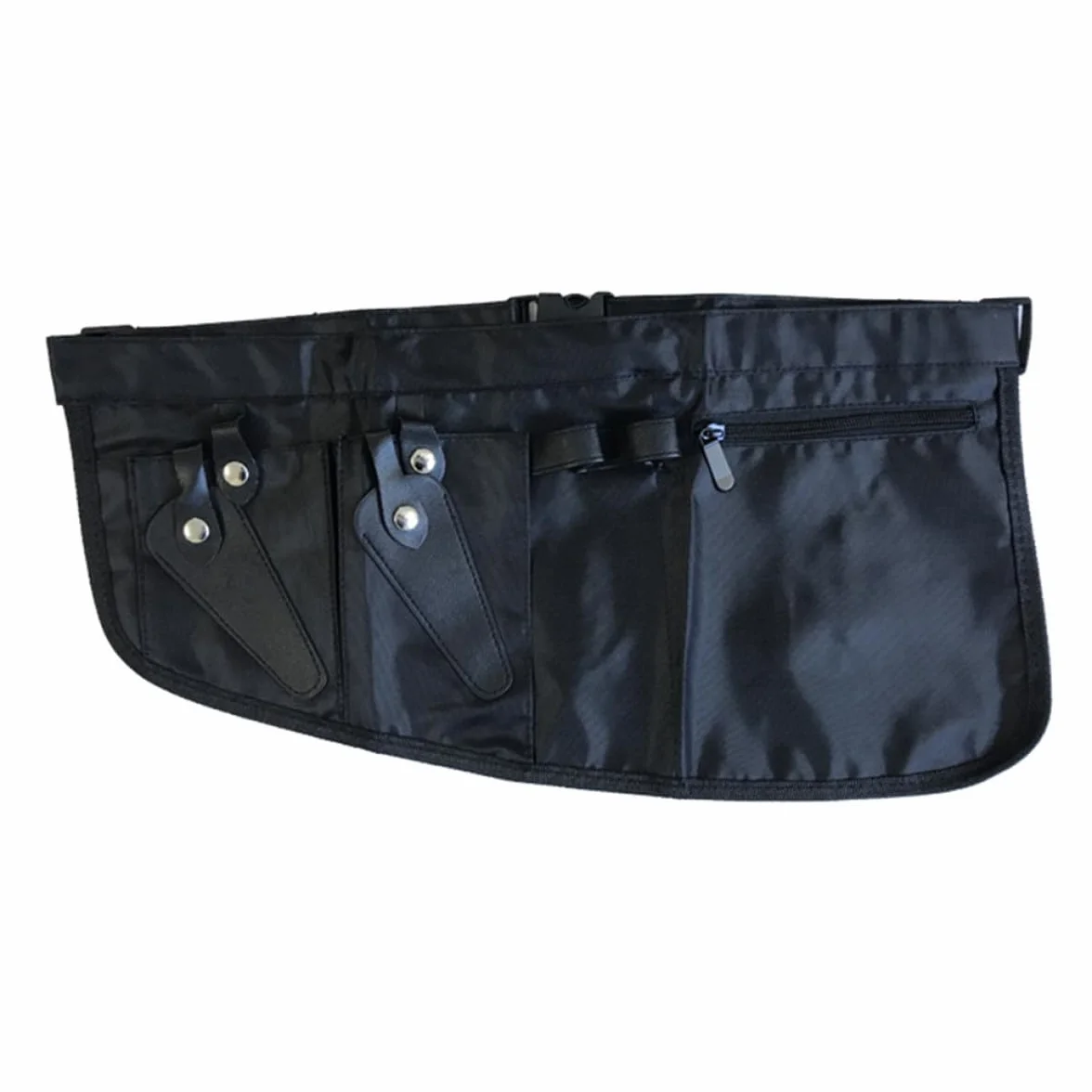 GALPADA Marsupio per Parrucchiere in Tela Nera Resistente Protezione Completa, Custodia Semplice per Forbici e Accessori da Lavoro Professionale