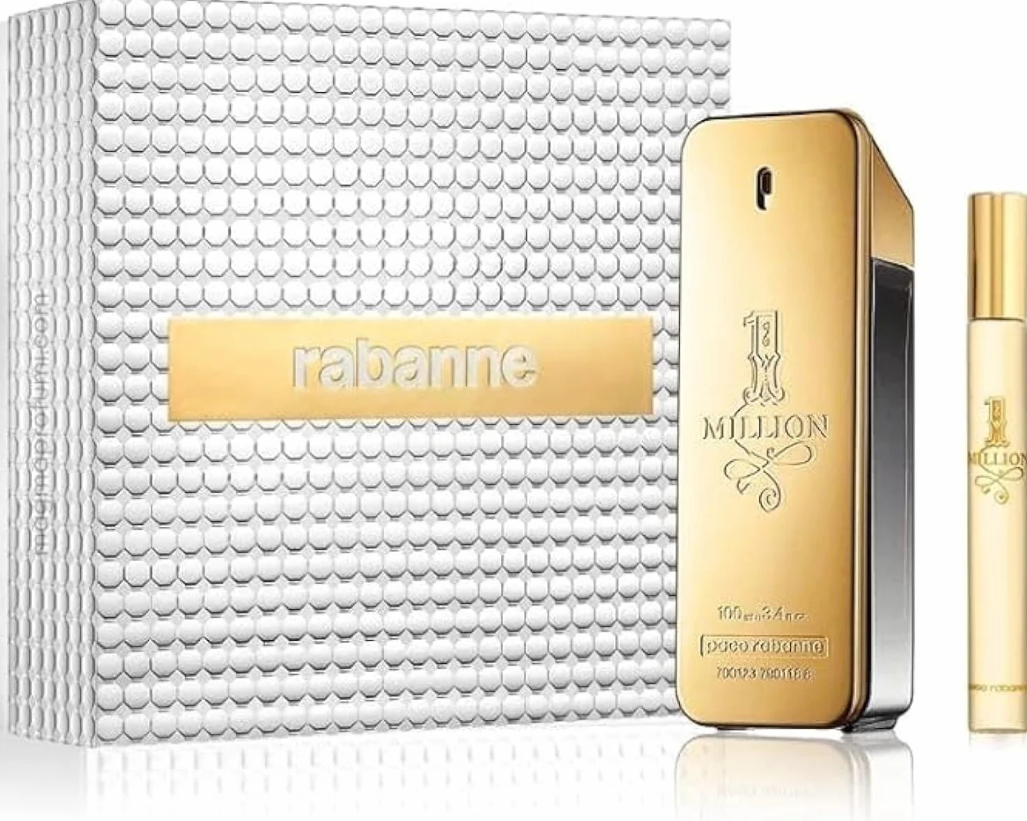 Paco Rabanne eau de toilette 1 Million Gift Set 100Ml EDT + 10Ml EDT