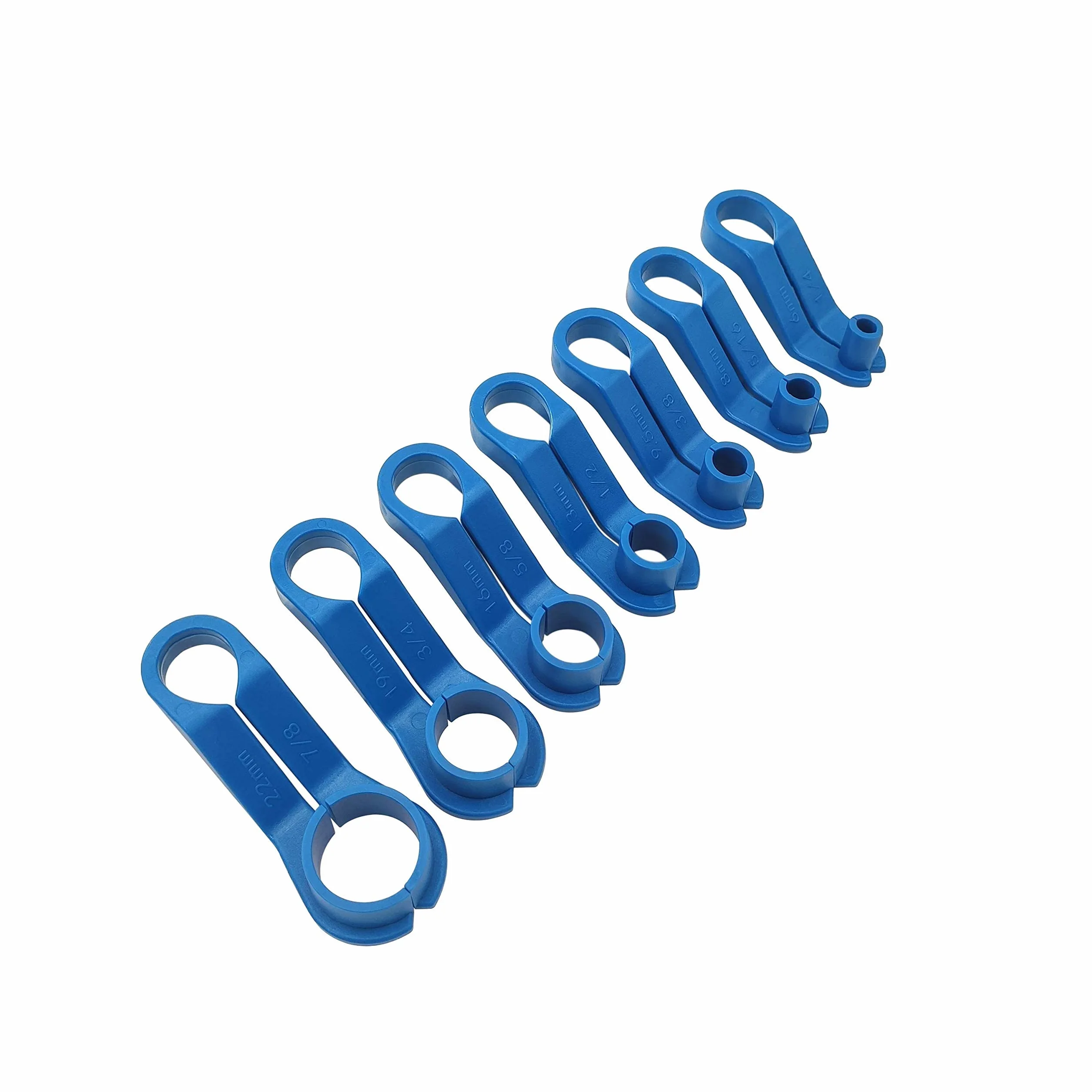 ZKTOOL Set di Attrezzi per Scollegare Linea Carburante AC 7 Pezzi 1/4 5/16 3/8 1/2 5/8 3/4 7/8 Pollici per Ford GM Chrysler Mazda