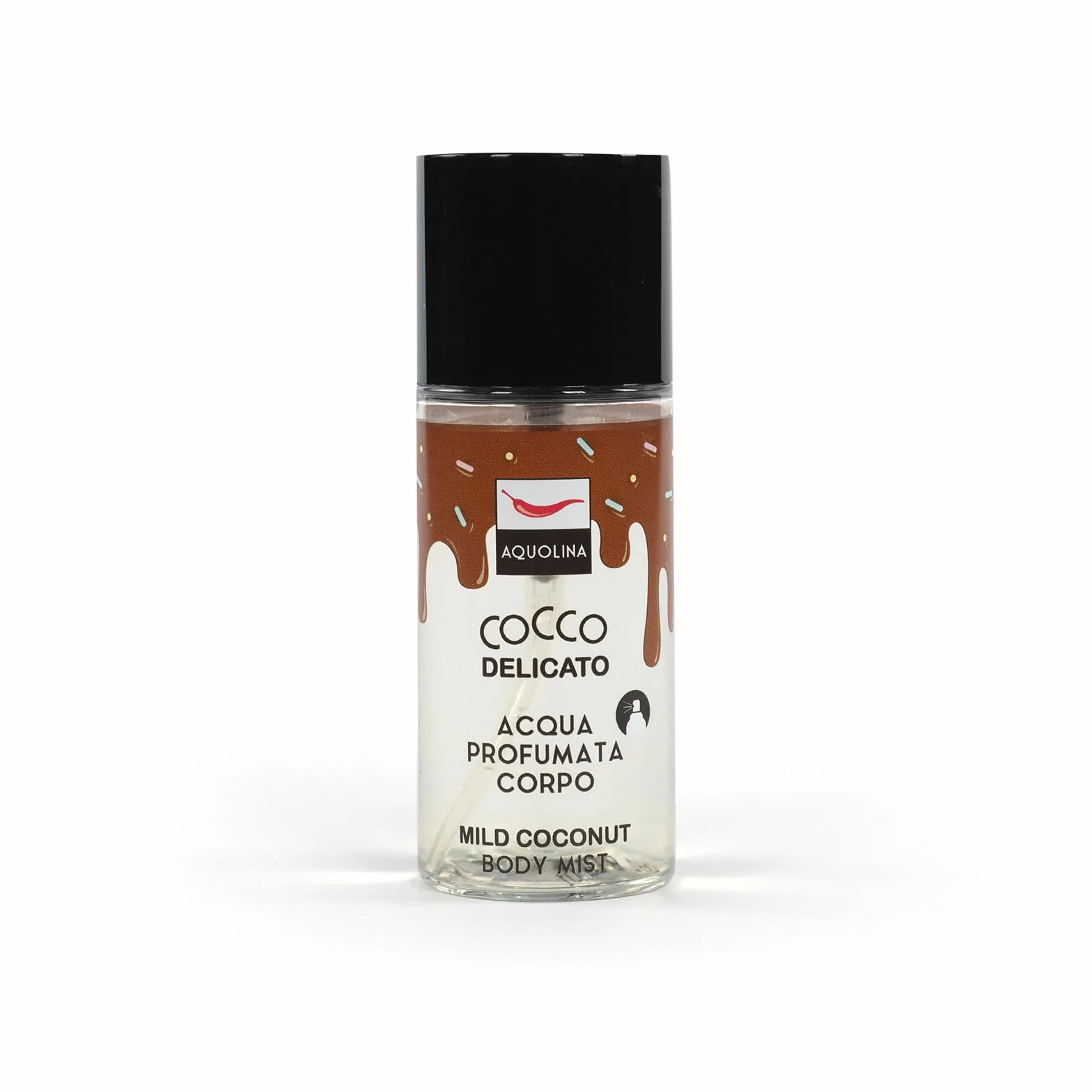 AQUOLINA BEAUTY BITES - Acqua profumata corpo Zucchero a Velo, Fragolina di Bosco, Vaniglia Gourmand, Cocco Delicato. Formato 50 ml
