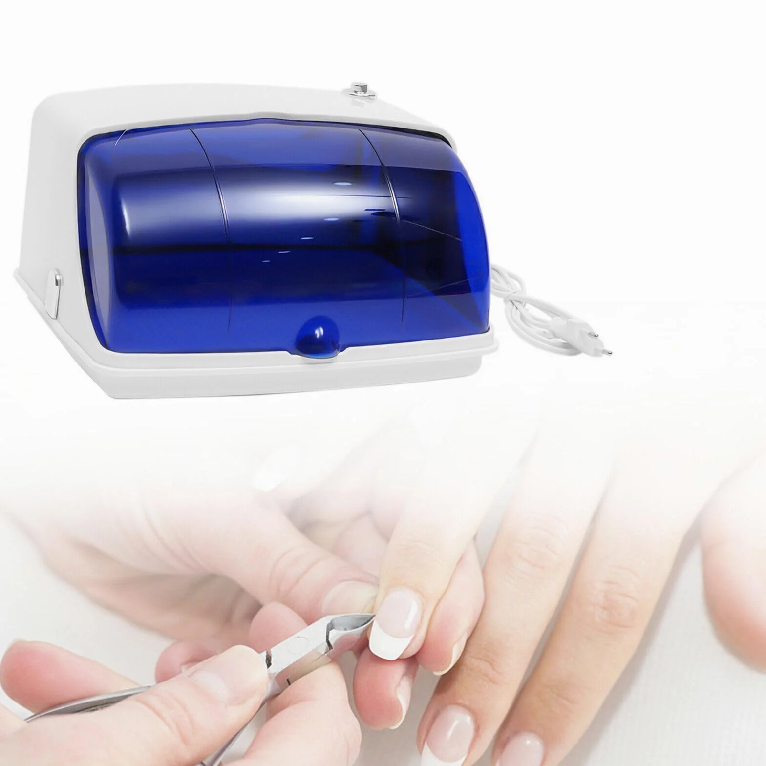 Scatola di disinfezione UV UV LED sterilizzazione Sterilizzatore Salone Unghie con Una Piastra Rimovibile Fornita per Strumenti Manicure
