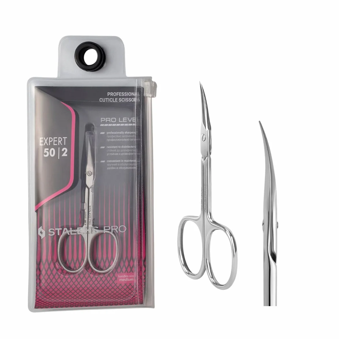 STALEKS PRO Forbici per cuticole Acciaio inossidabile Expert SE-50/2