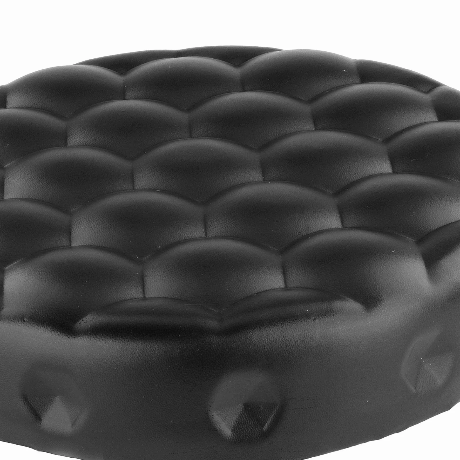 Cuscini per Sgabelli da Bar, Rotondi Universali Rimovibili Lavabili/Impermeabili/Antiscivolo/Cuscino di Ricambio per Salone di Bellezza Spa, Nero