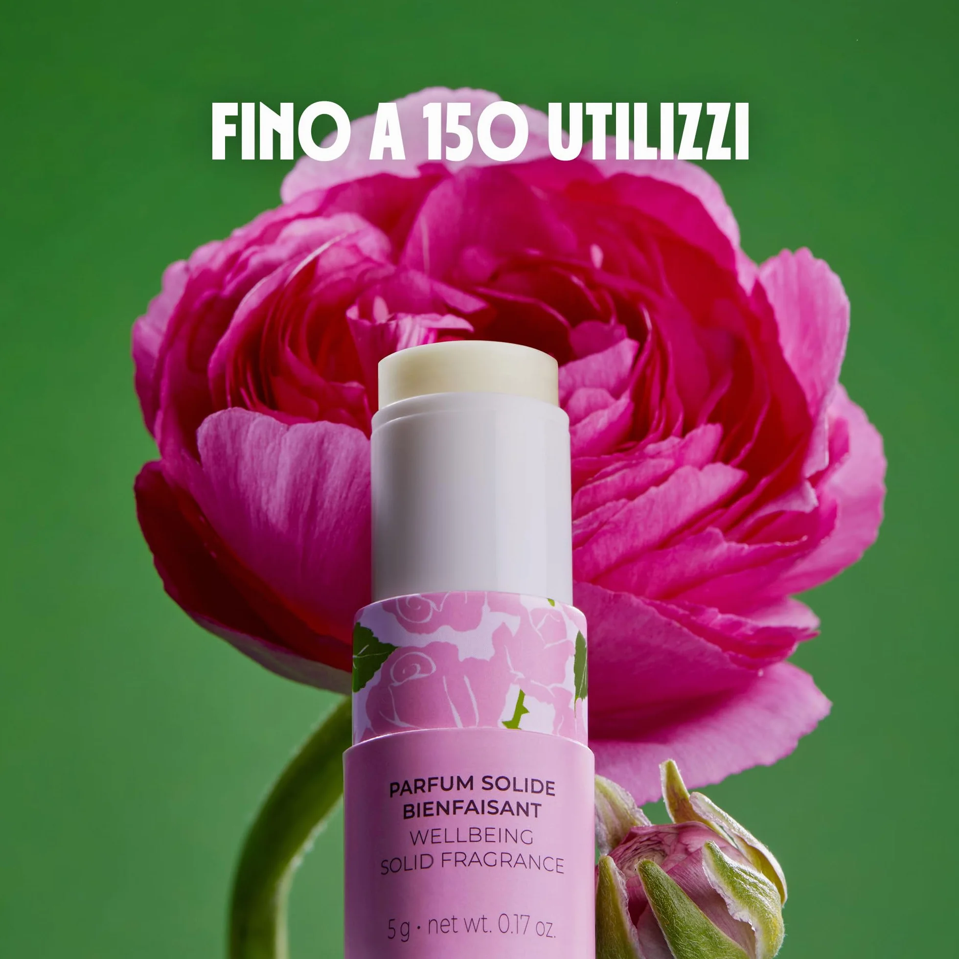 Roger & Gallet Profumo Solido Stick – Balsamo Profumato Senza Alcool per Donne, Profumo da Viaggio a Lunga Durata in Formato Tasca (Rosa | 5 g)