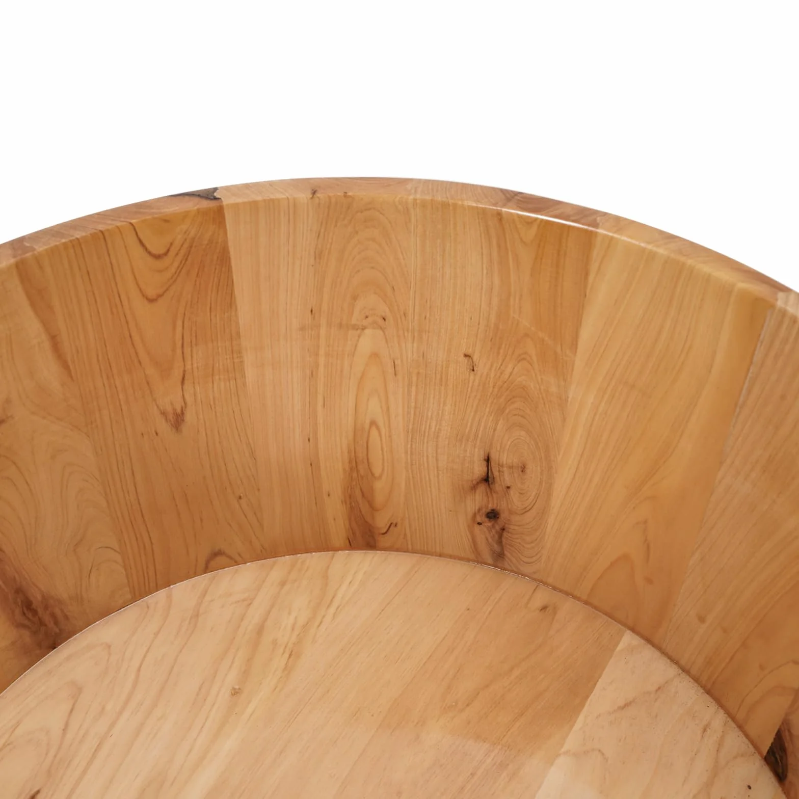 Vasca da bagno in legno, 36,5 x 18 cm, secchio per piedi in legno, secchio per piedi in legno, secchio per piedi in legno