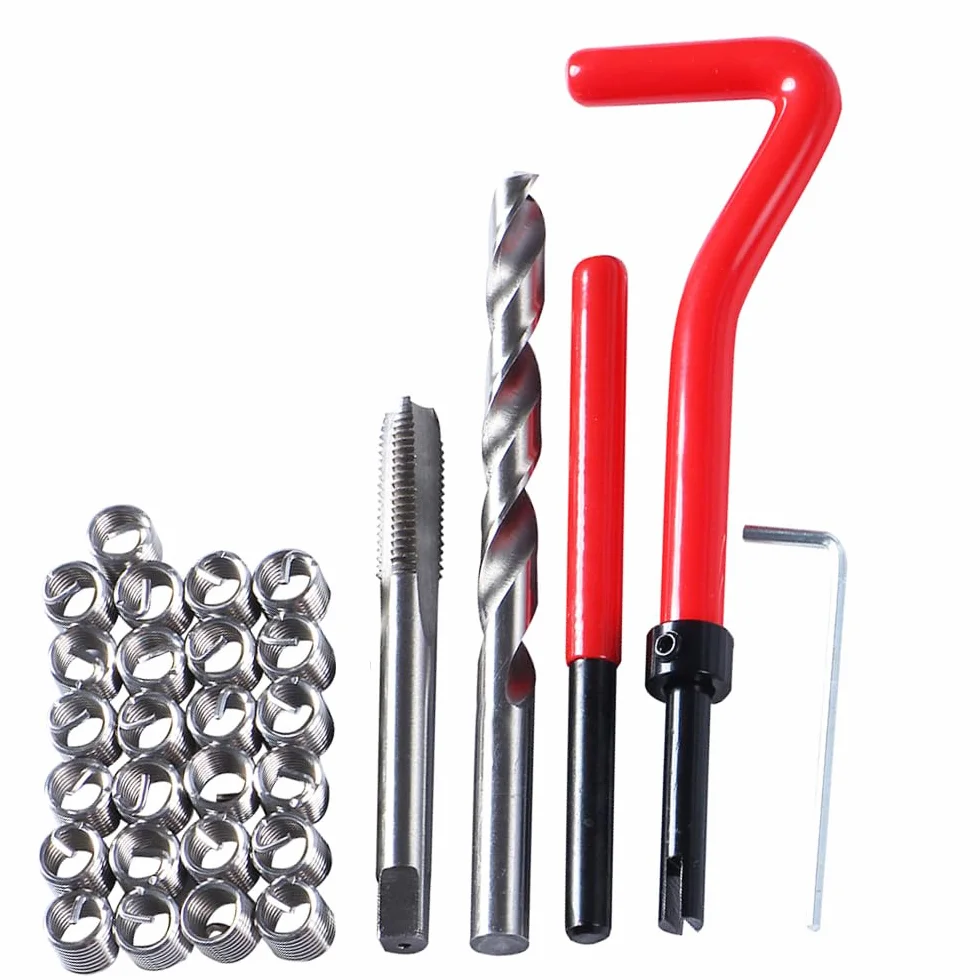 Kit riparazione filettature 30 pezzi M8X1,25mm inserti filettati metrici Helicoil