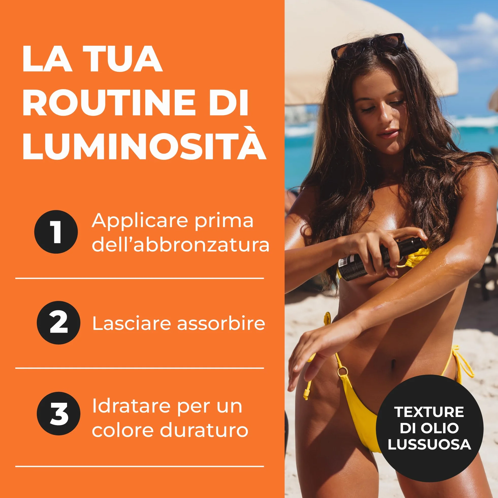 Byrokko Shine Brown Fast Olio acceleratore abbronzante per lettino e all'aperto