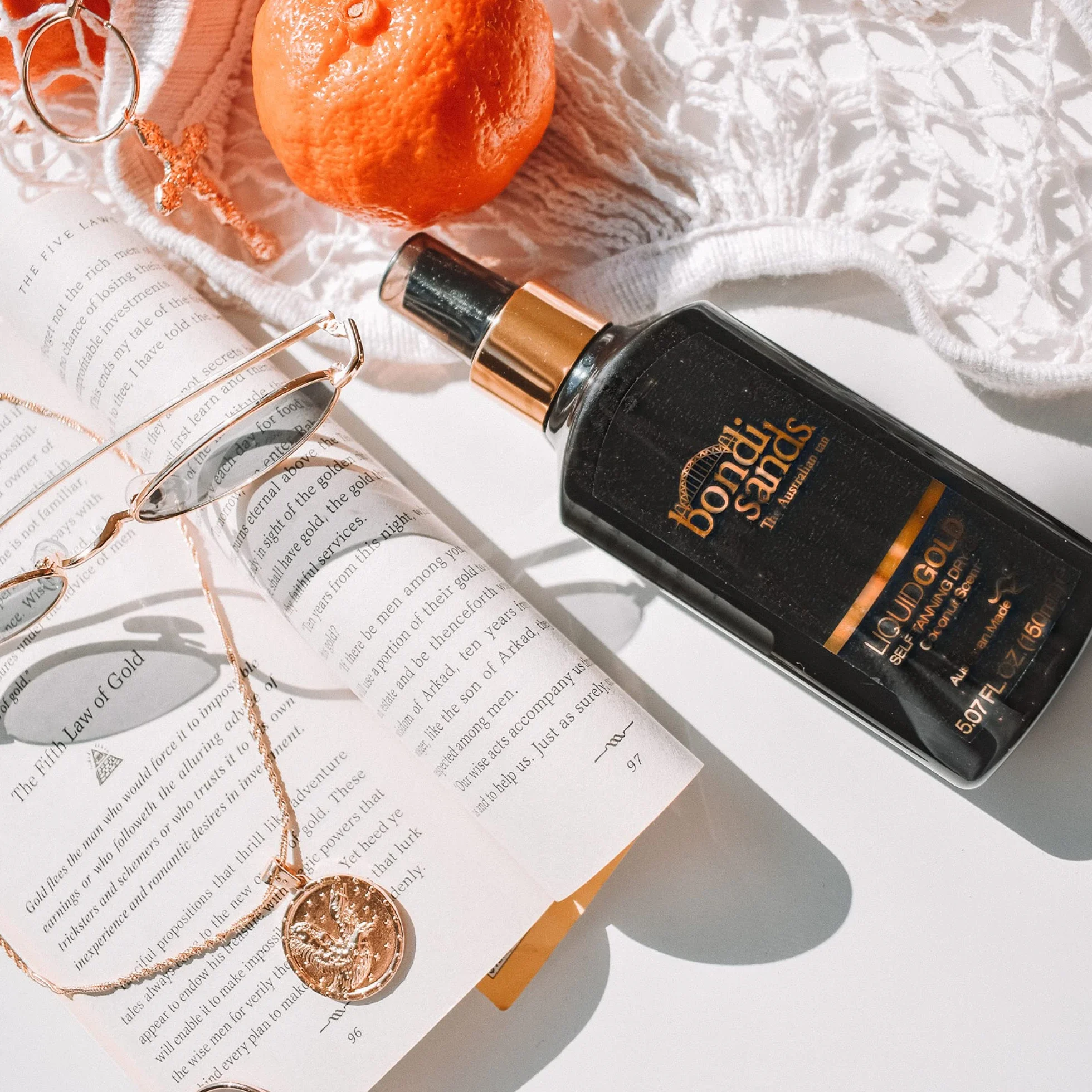 Bondi Sands Liquid Gold Dry Oil, Liquido Oro Autoabbronzante Olio 150ml