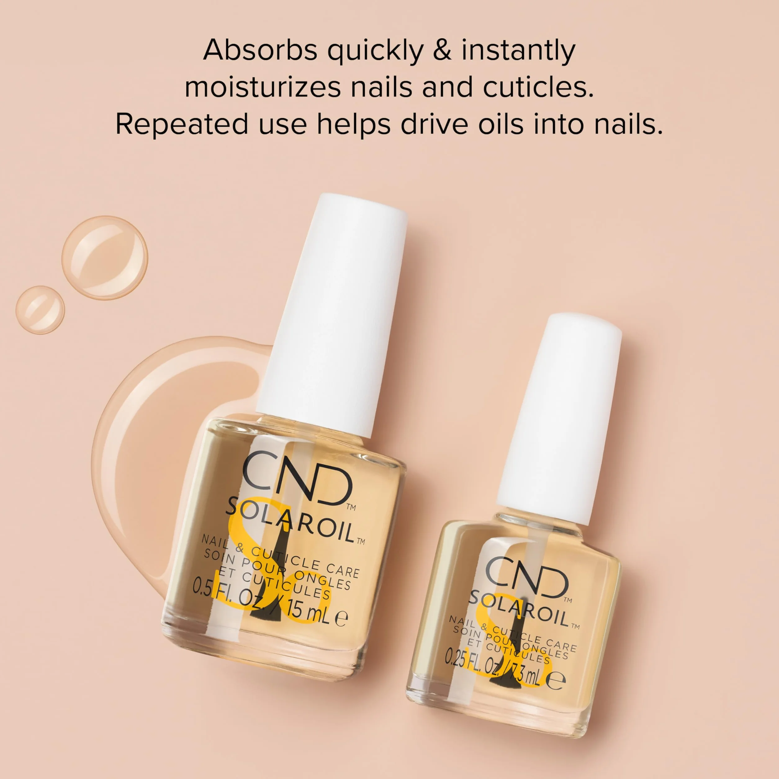 CND SolarOil Nutriente per Unghie e Cuticole Olio di Jojoba Vitamina E