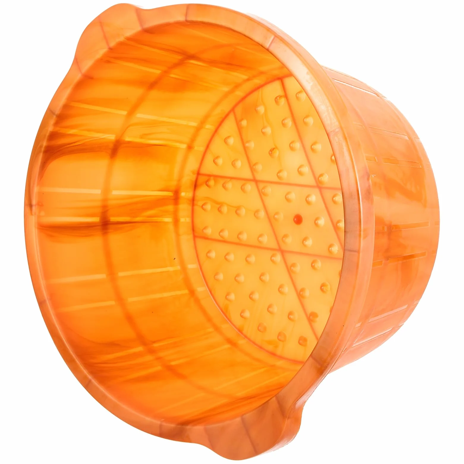 Mipcase Contenitore per Idromassaggio Piedi in Plastica, Bacinella Bagno Pediluvio Grande, Aspetto Legno, Addensata e Profonda per Donne