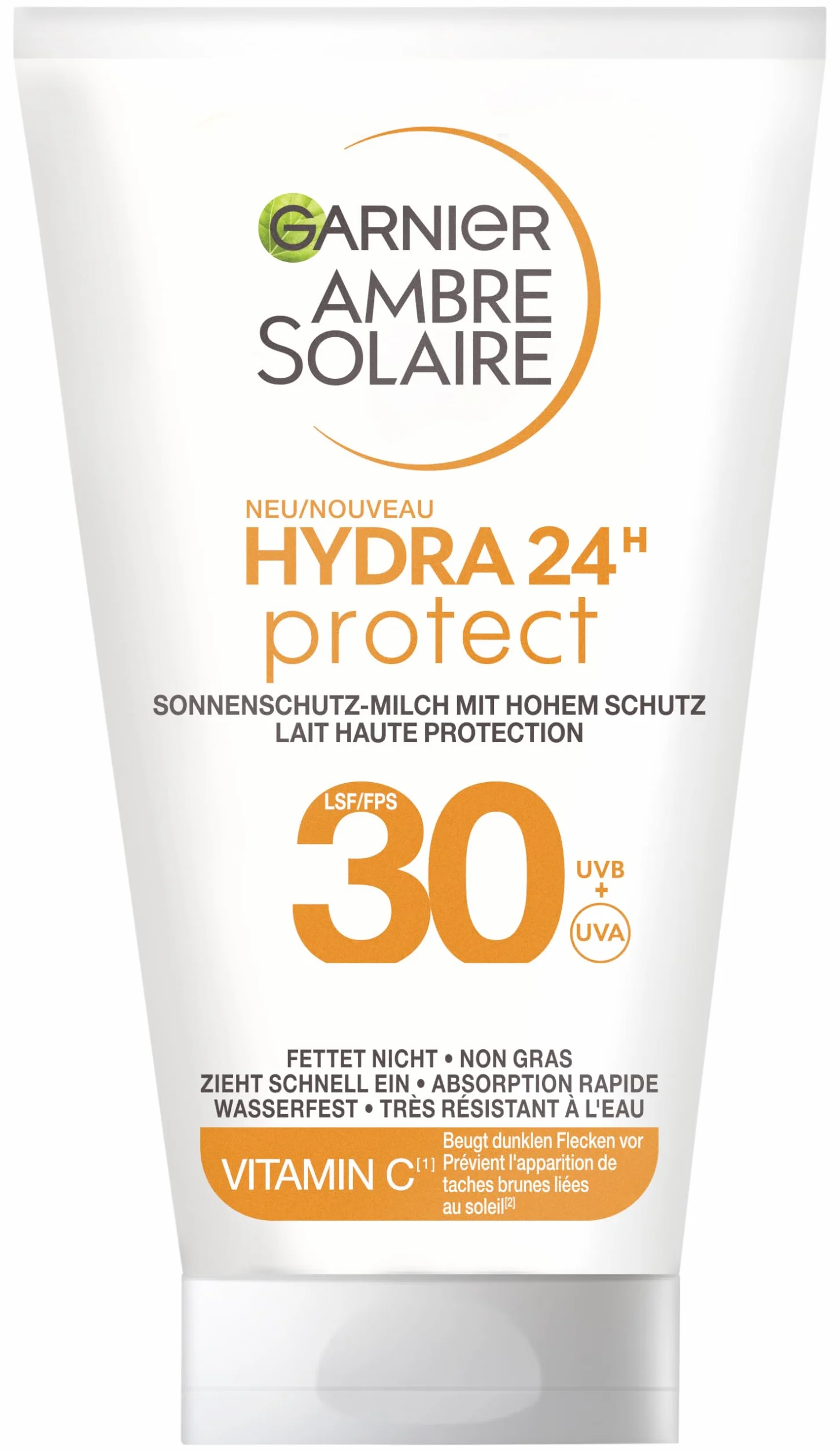 Garnier Ambre Solaire Crema solare/ crema idratante Protezione solare Latte solare/ SPF 30, 50 ml