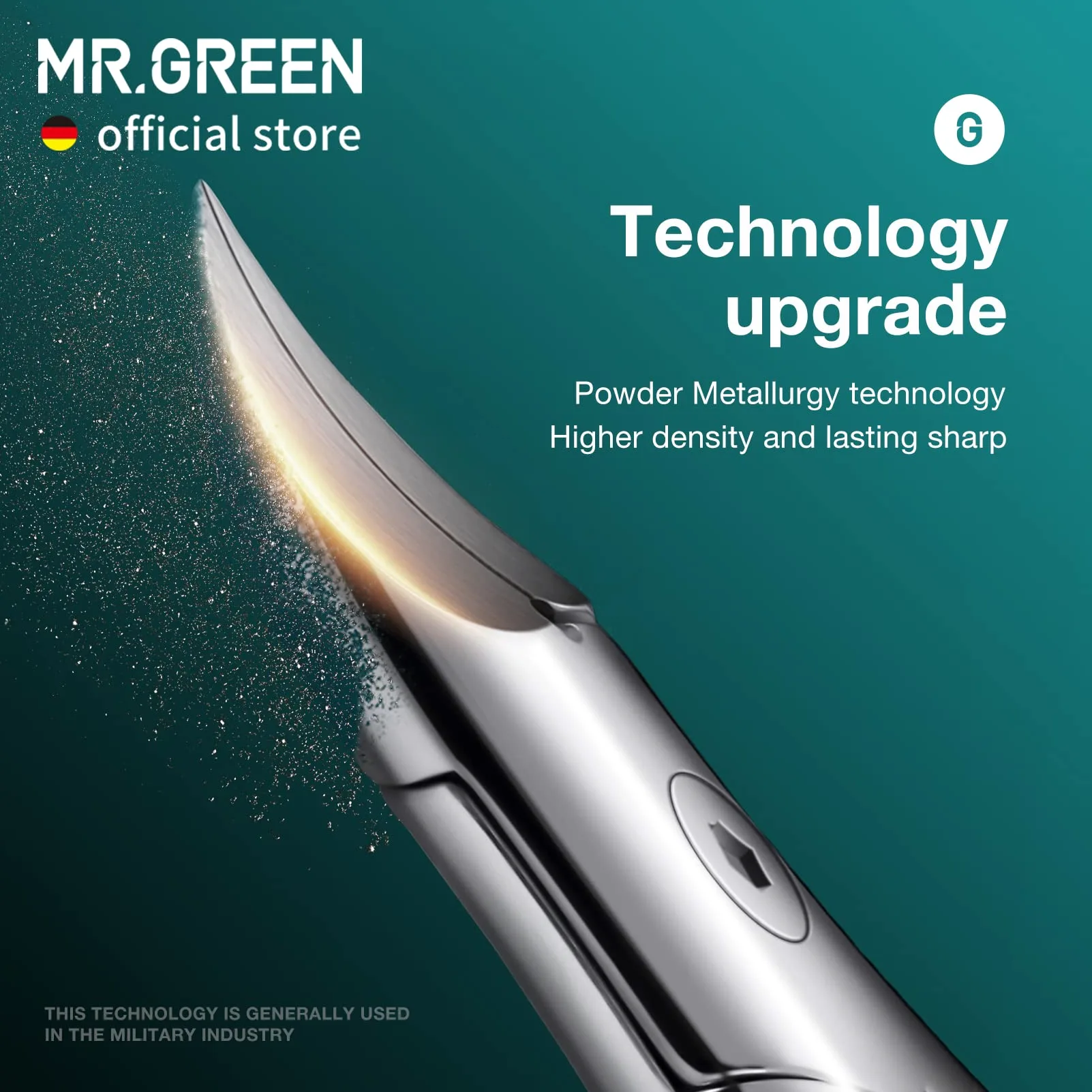 MR.GREEN Tagliaunghie in acciaio inox per unghie incarnite spesse e dure, strumenti per manicure (arancione+rimozione unghie)