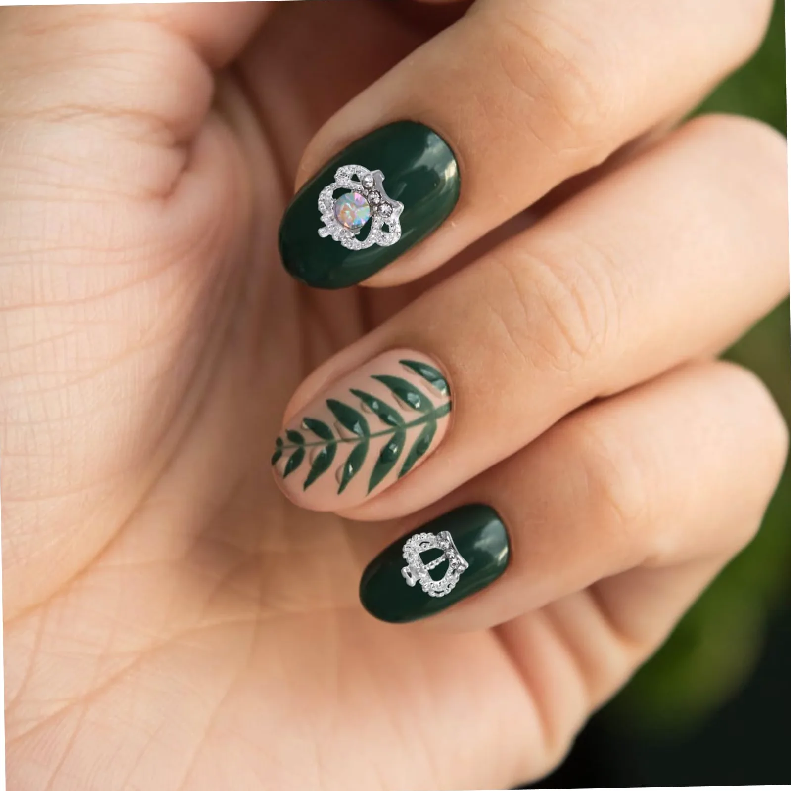 2 Set Decorazioni Unghie Con Charms Metallo Corone Per Nail Art Per Dazzling Design E Regali Creativi Per Donne E Ragazze 50 Pezzi*2