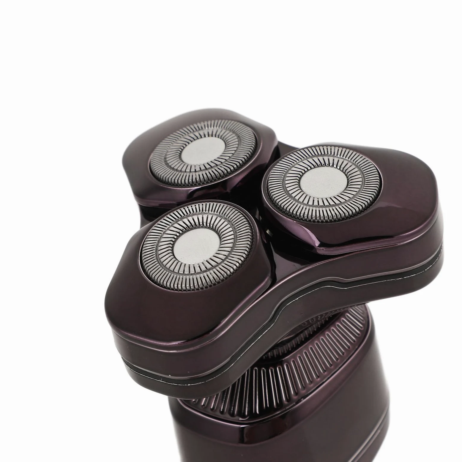 Yinhing Regolabarba Elettrico 3D Senza Fili Ricaricabile Lavabile Galleggiante Doppio Anello Testa Rasatura di Precisione Ricarica Rapida Baffi Trimmer per Uomo Casa Viaggio Uso Lega