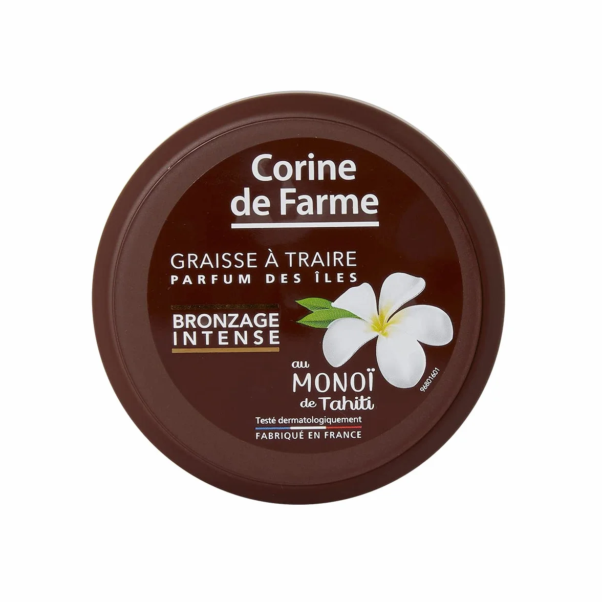 Corine de Farme - Grasso da mungere abbronzante intenso - Olio Bronzante - Abbronzante intensificato senza autoabbronzante - Monoi de Tahiti, Profumo delle Isole - Vaso 150 ml