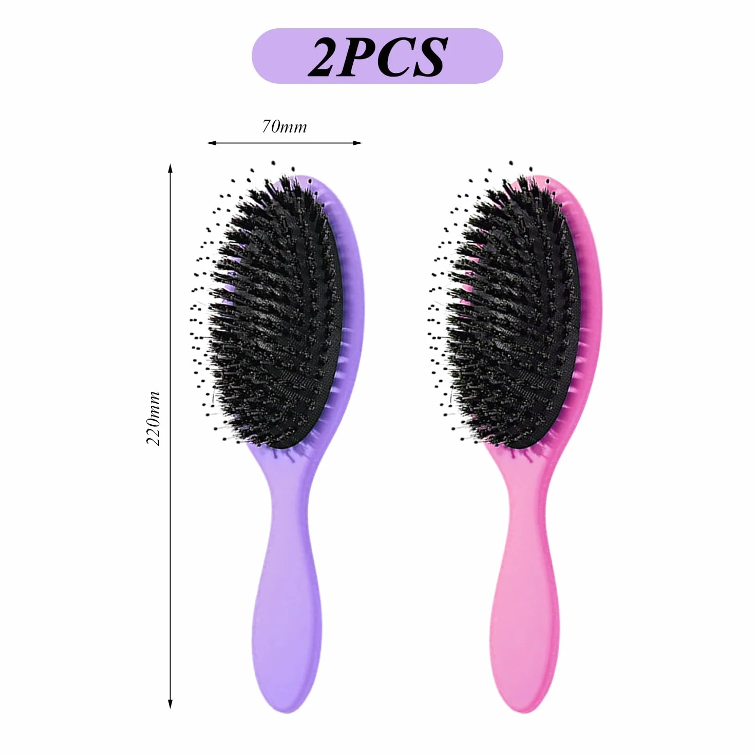 Pettine Per Massaggio Capelli, Strumento Parrucchiere Ergonomico, Pennello Viaggio
