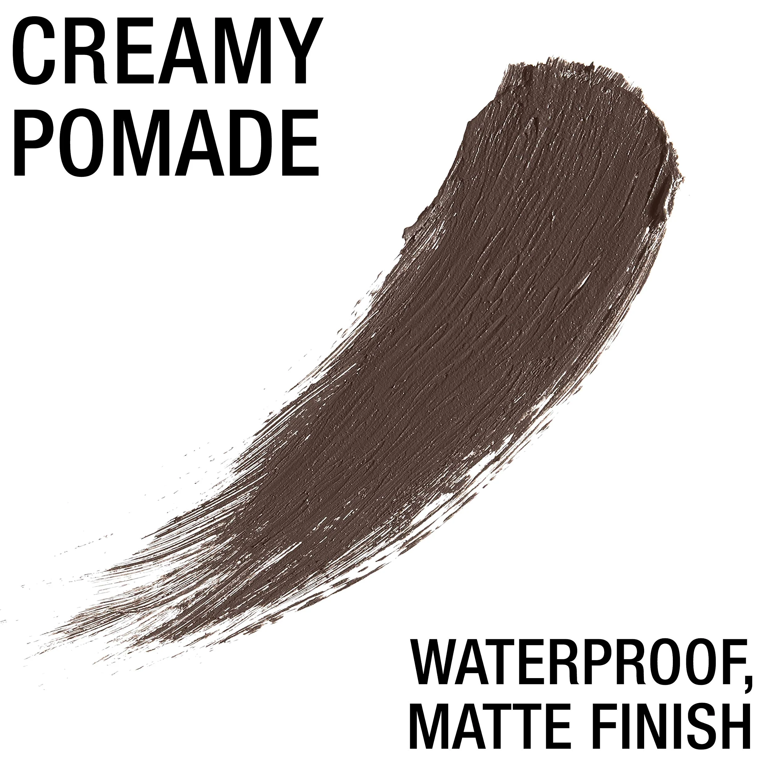 MAYBELLINE - TattooStudio Brow Pomade Sopracciglia Trucco Medio Marrone - 0,106 oz (3 g)