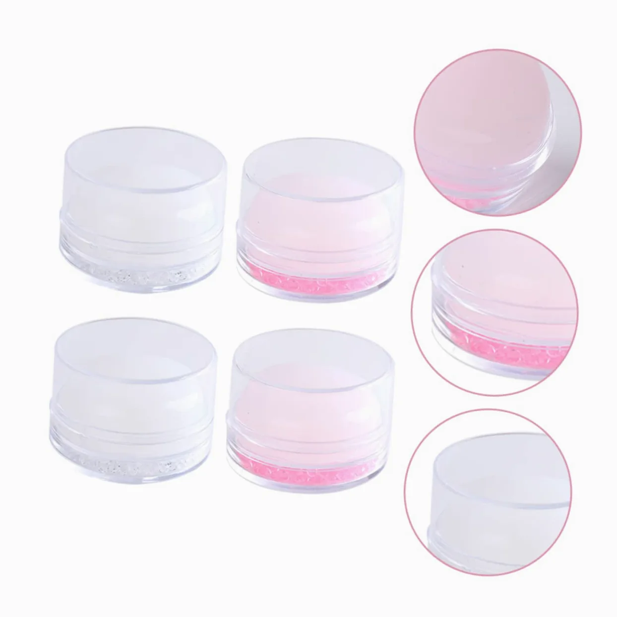 12 Pz Timbro Per Unghie Matrice Per Nail Art in Gelatina Kit Stampa Unghie Kit Di Ornamenti Stampini Per Unghie in Silicone Manicure Kit Per Unghie Gel Di Silice Ragazza Morire