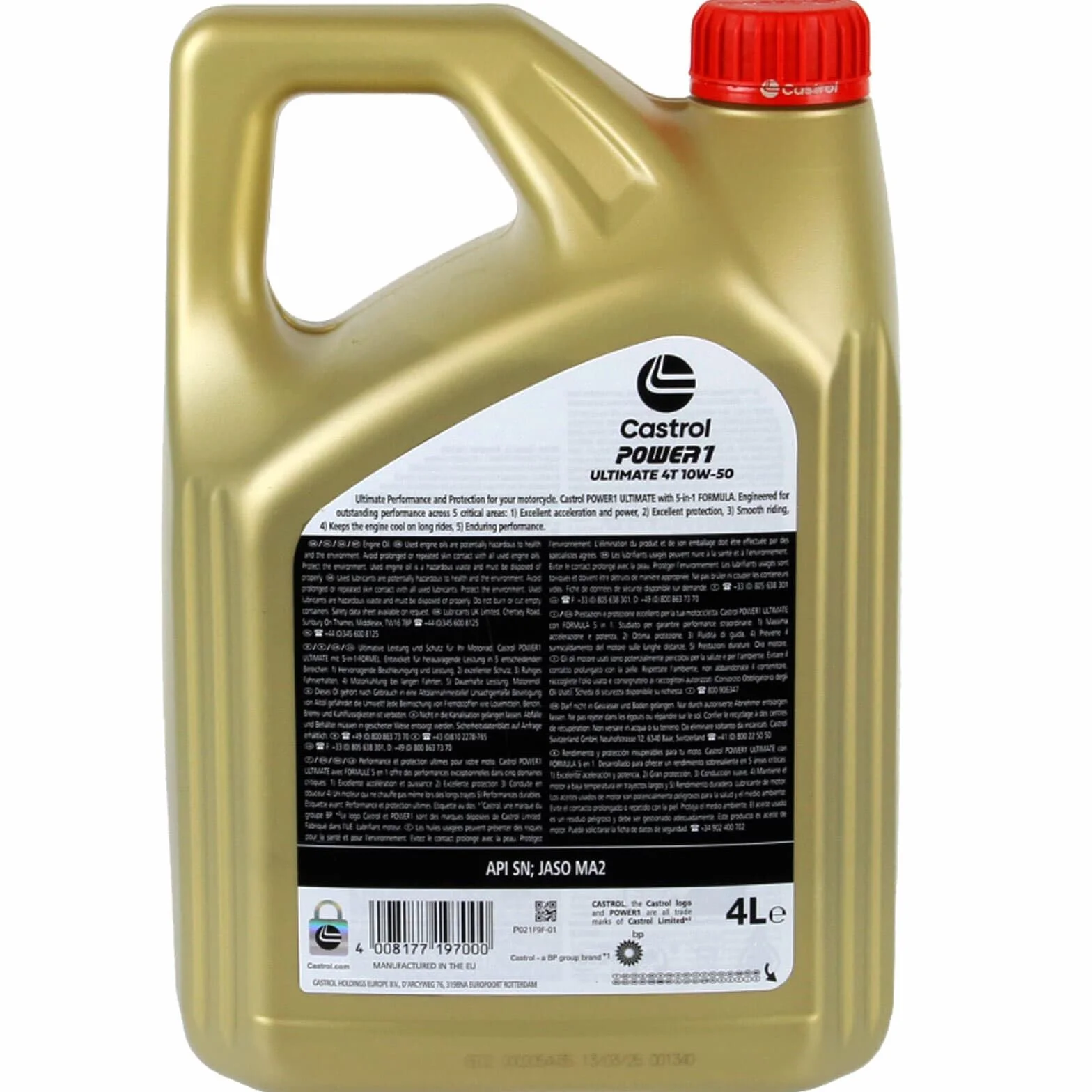 CASTROL Olio motore Power 1 10W-50 4 L