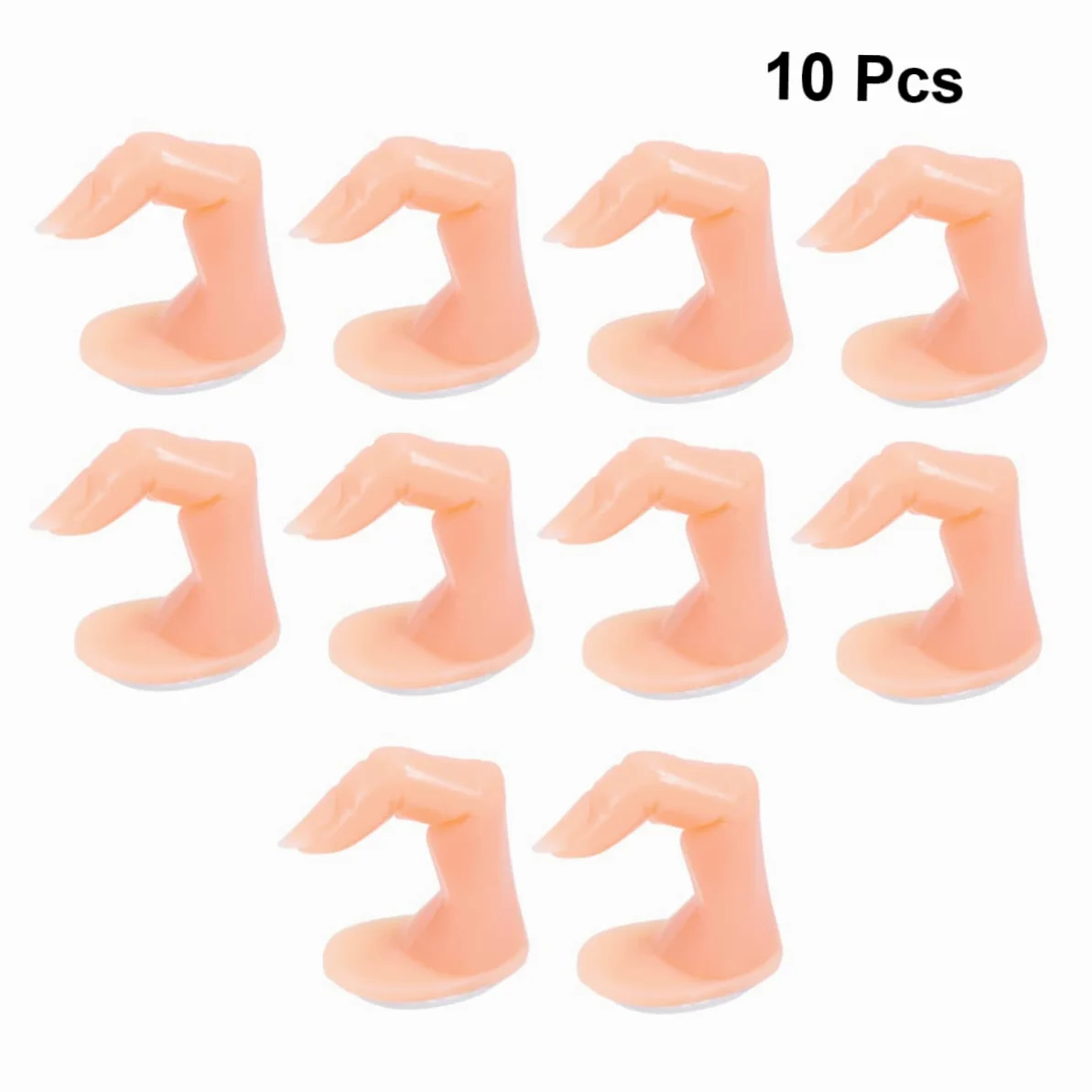30pezzi Dita Finte Per Pratica Di Unghie Modelli Per Manicure Art Con Punte Per Unghie Adesive e Trasparenti Per Principianti e Professionisti