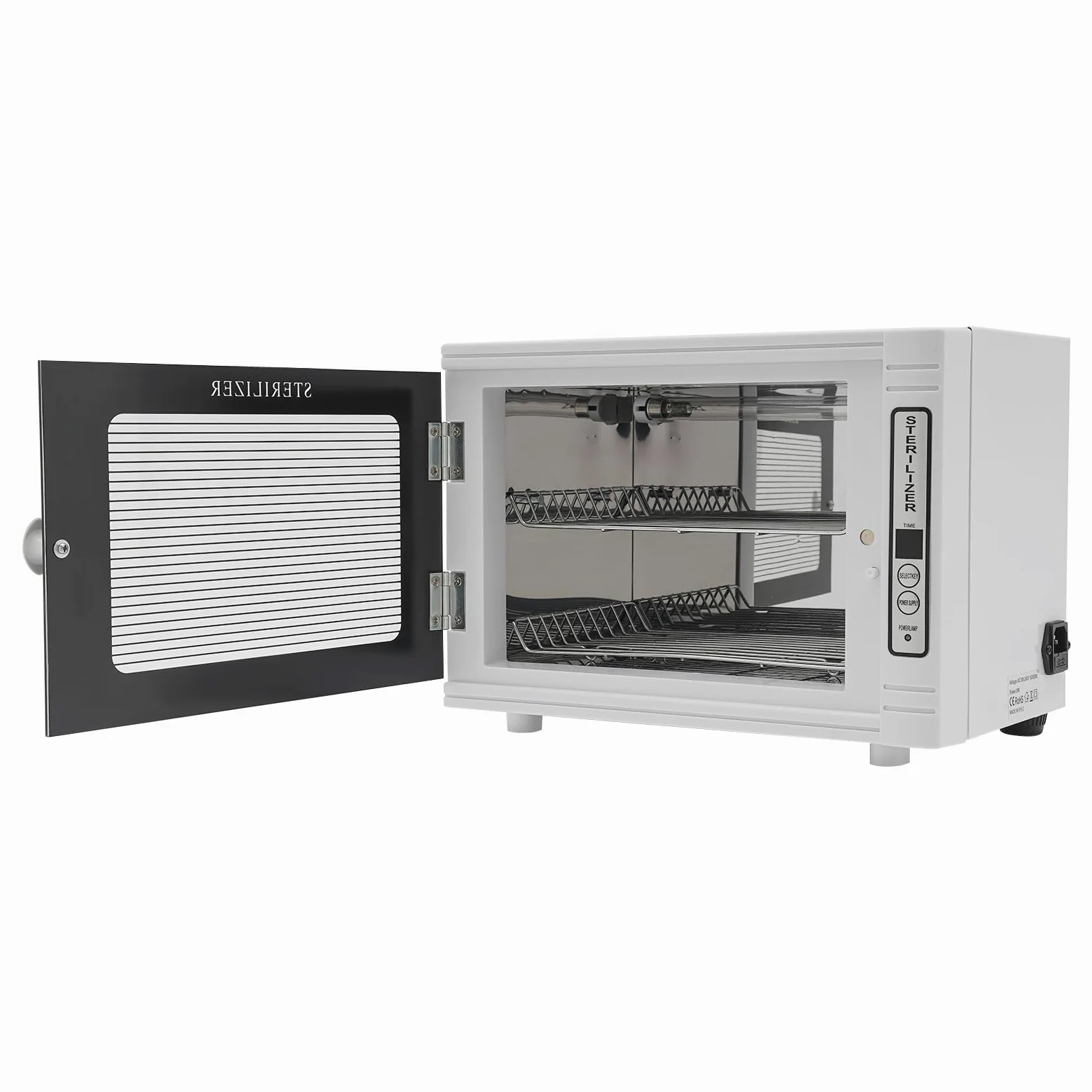 Treeisland Armadietto disinfettante UV, sterilizzatore UV da 8 W, con timer, sterilizzatore da 12 l, per manicure e unghie