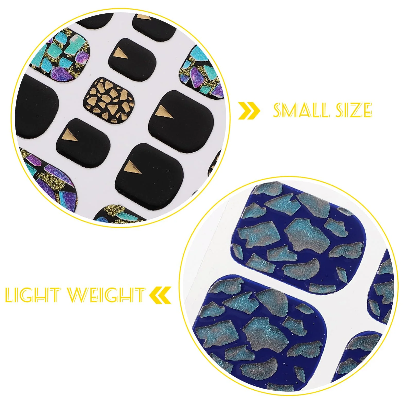 Healeved 36pezzi Impermeabili Adesivi Per Unghie Dei Design Decorazioni Per e Ragazze Per e Assortiti