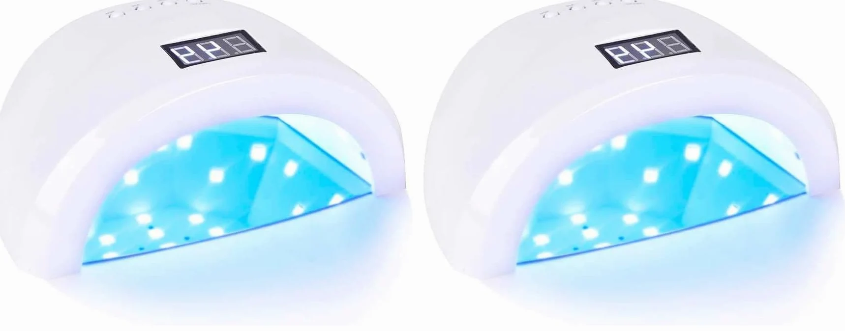 GC GLOBALCOMMERCE Lampada UV Unghie Led con Display 48W con Timer e sensore per Manicure unghie ricostruzione