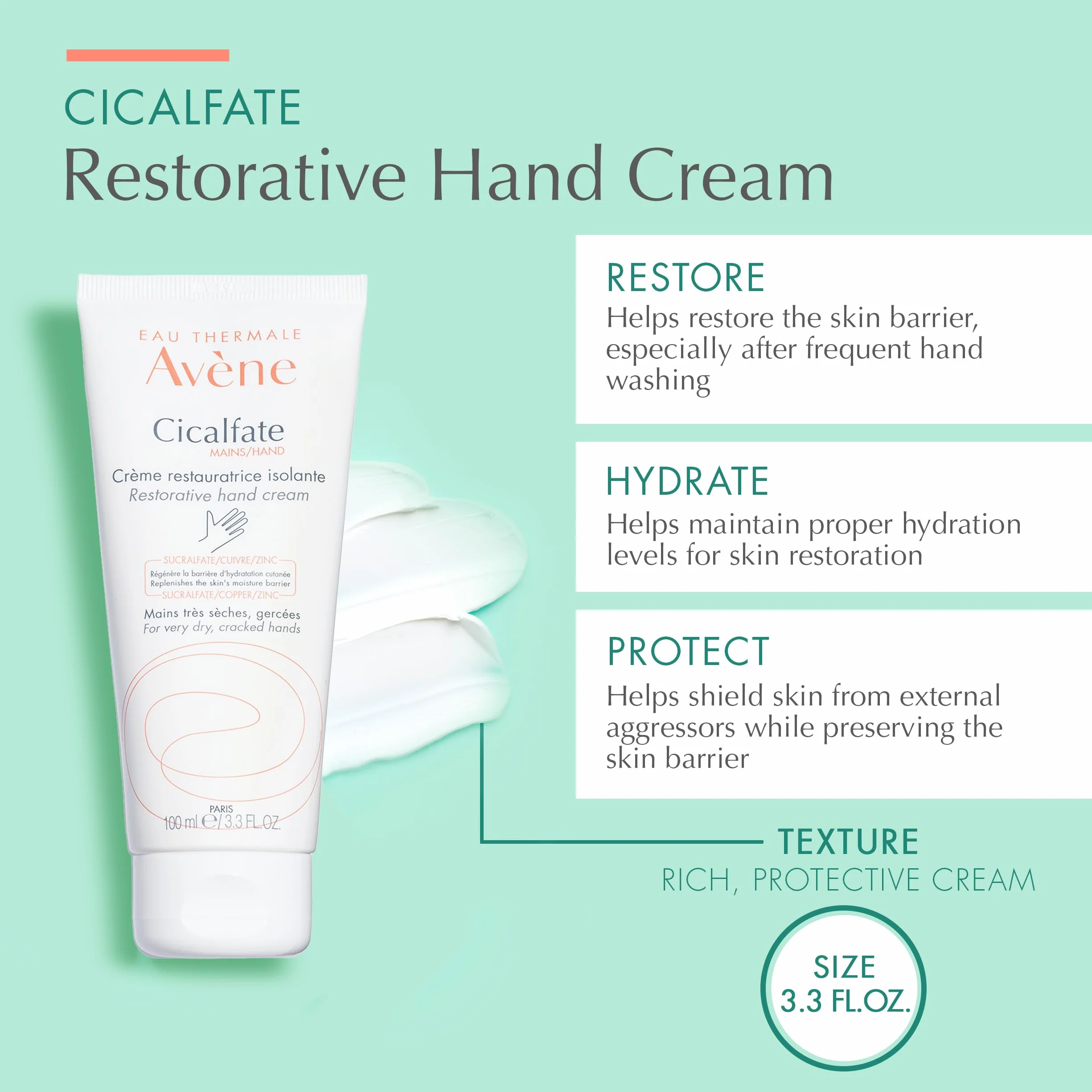Avene Cicalfate Crema Mani, 100 ml