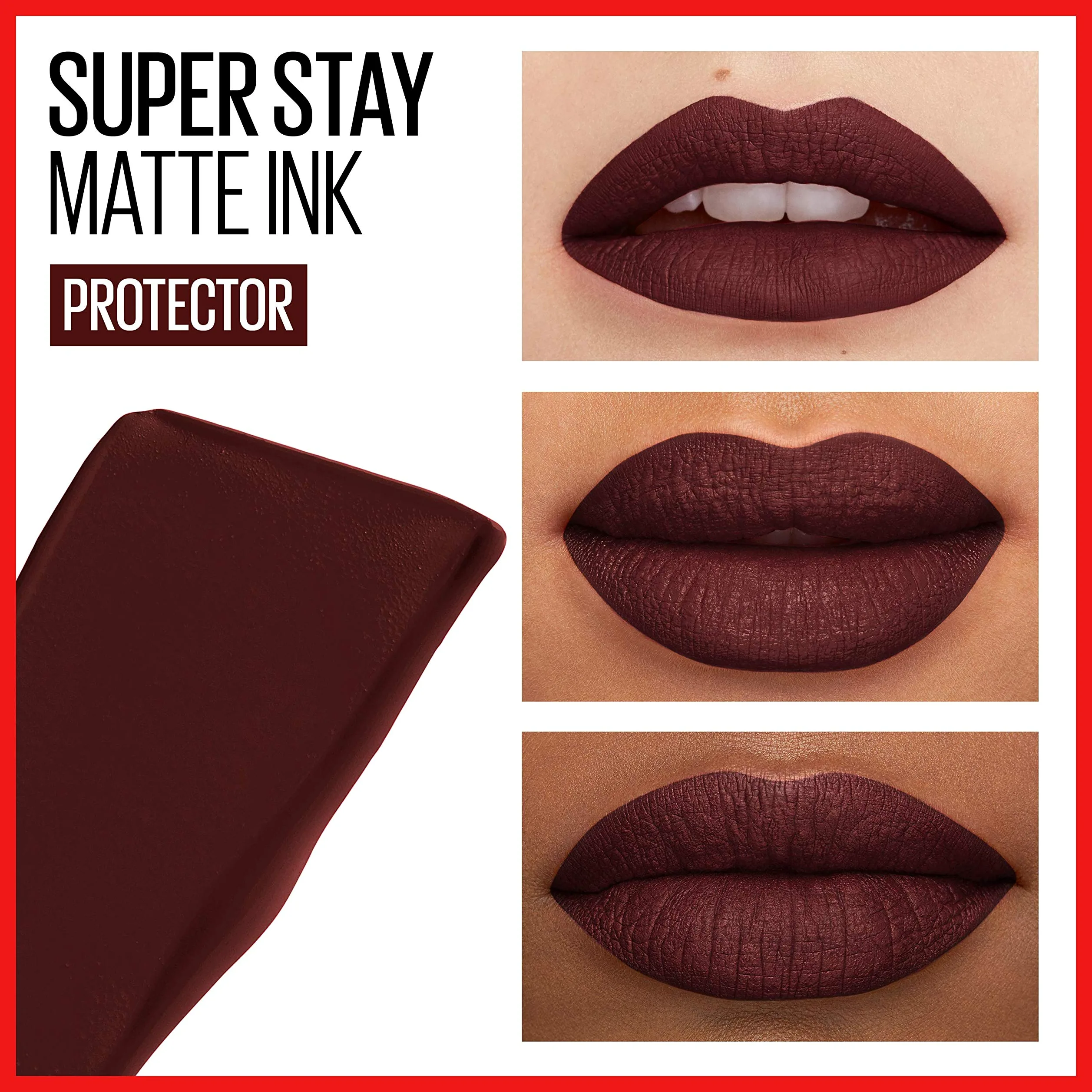 Maybelline Superstay Matte Ink - Rossetto liquido, Protector