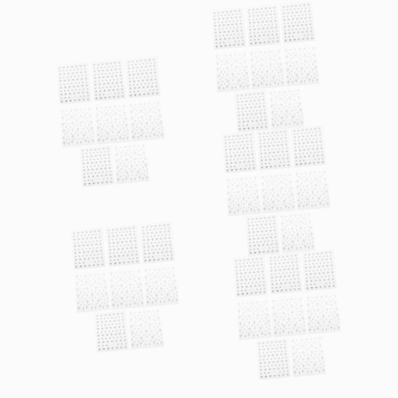 VALICLUD 5 Set Adesivi Per Unghie E Decorazioni Chic Per Nail Art Facili Applicare Per Manicure Casa E Salone 8 Fogli*5